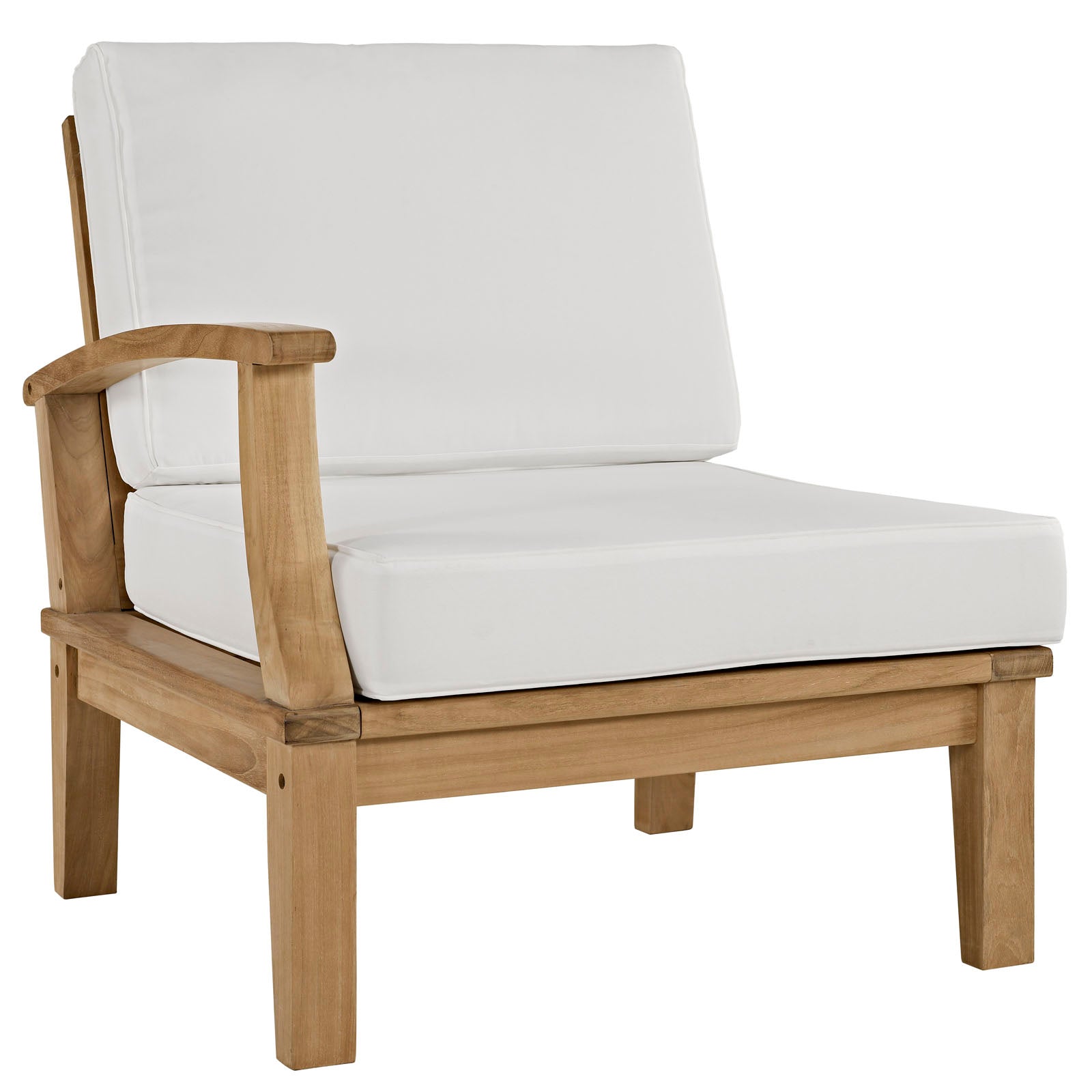 EEI-1480 Marina 10-Piece Premium Teak Outdoor Patio Furniture Set with All-Weather-Resistant Cushions