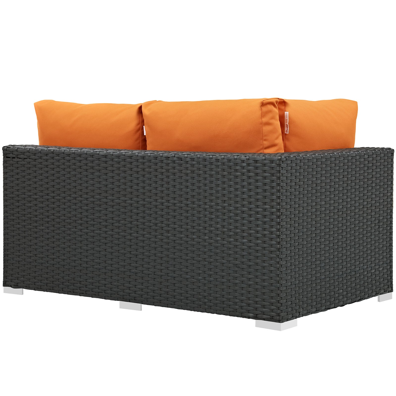 Comfortable and Durable Sojourn Outdoor Patio Left Arm Loveseat Upholstered with High - Quality Sunbrella® Fabric for Optimal Outdoor Relaxation