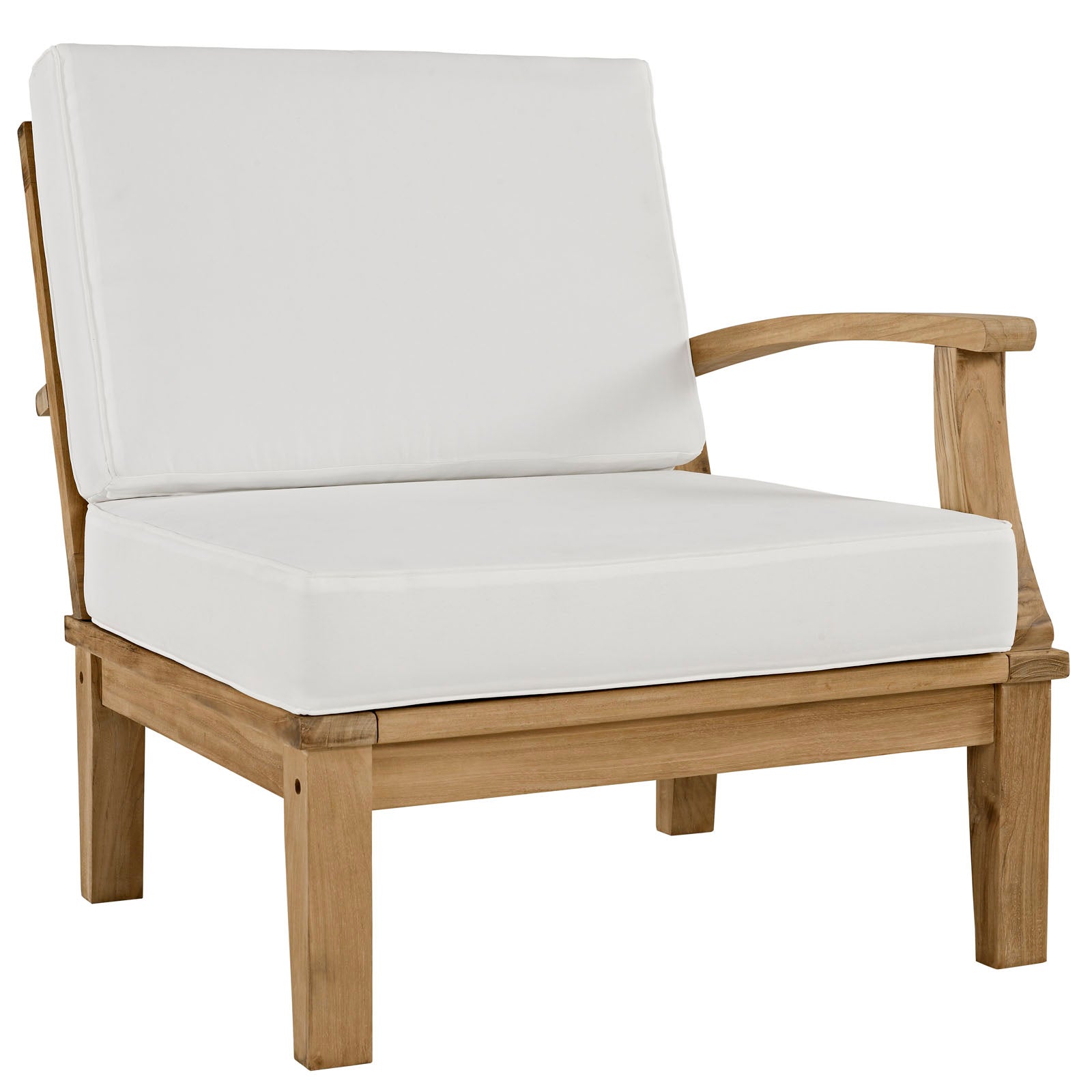 EEI-1480 Marina 10-Piece Premium Teak Outdoor Patio Furniture Set with All-Weather-Resistant Cushions