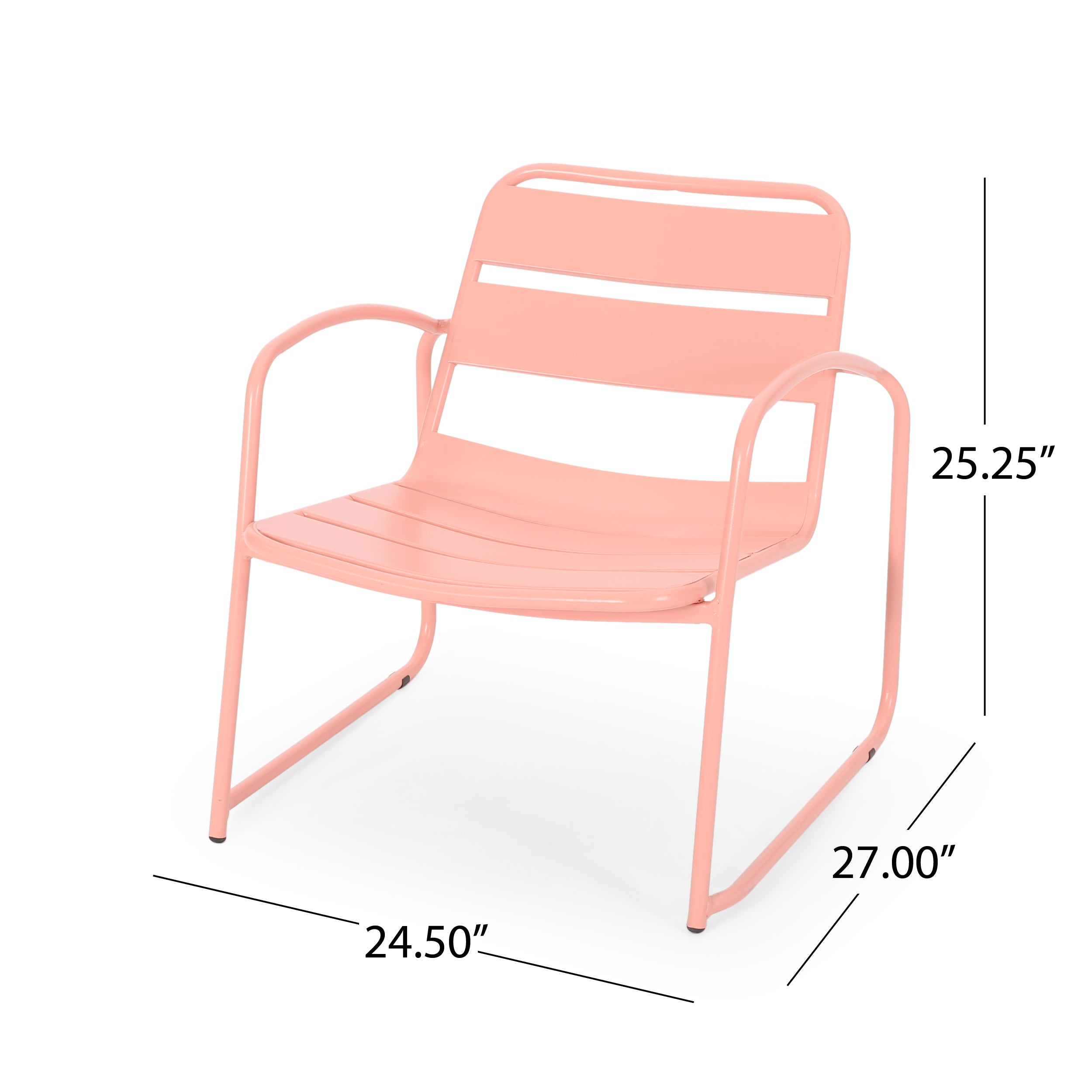 Christopher Knight Home® Cowan Modern Outdoor Dining Chair Set - Two Pieces for Patio or Backyard