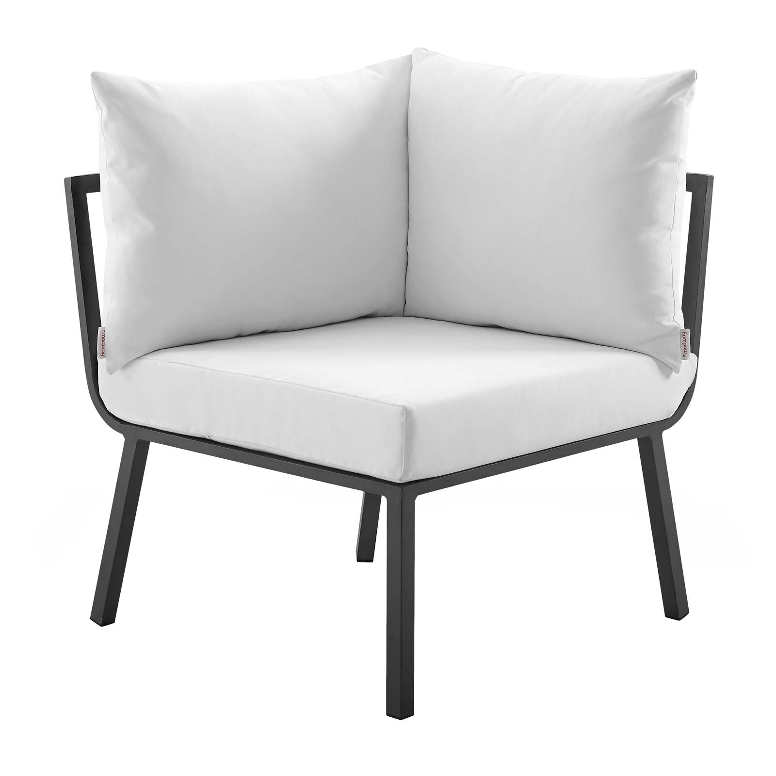 Stylish Riverside 5 Piece Outdoor Patio Aluminum Loveseat Set with Comfortable Plush Cushions for Memorable Gatherings