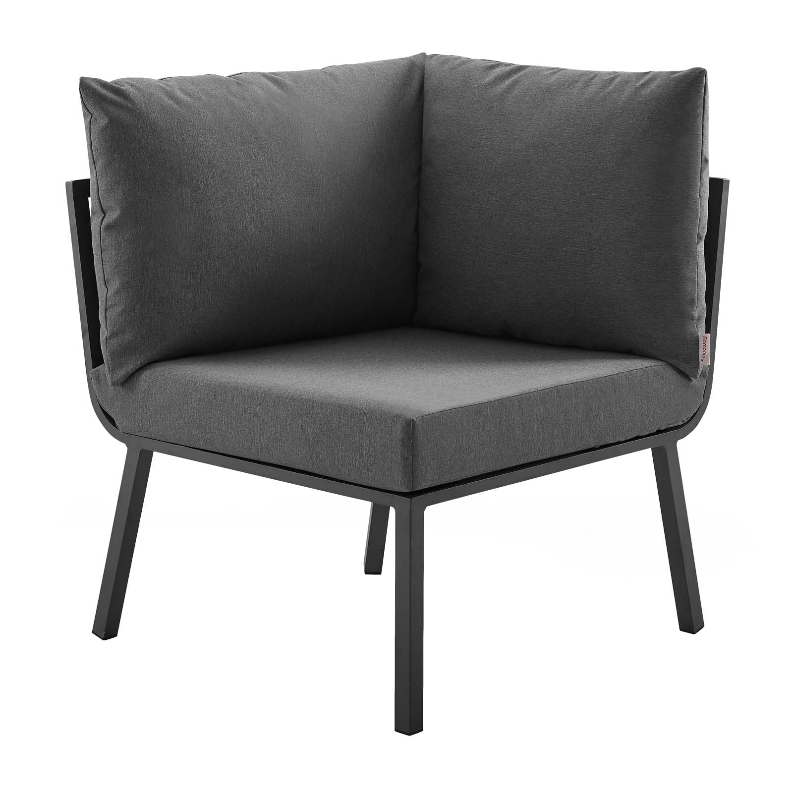 Stylish Riverside 5 Piece Outdoor Patio Aluminum Loveseat Set with Comfortable Plush Cushions for Memorable Gatherings