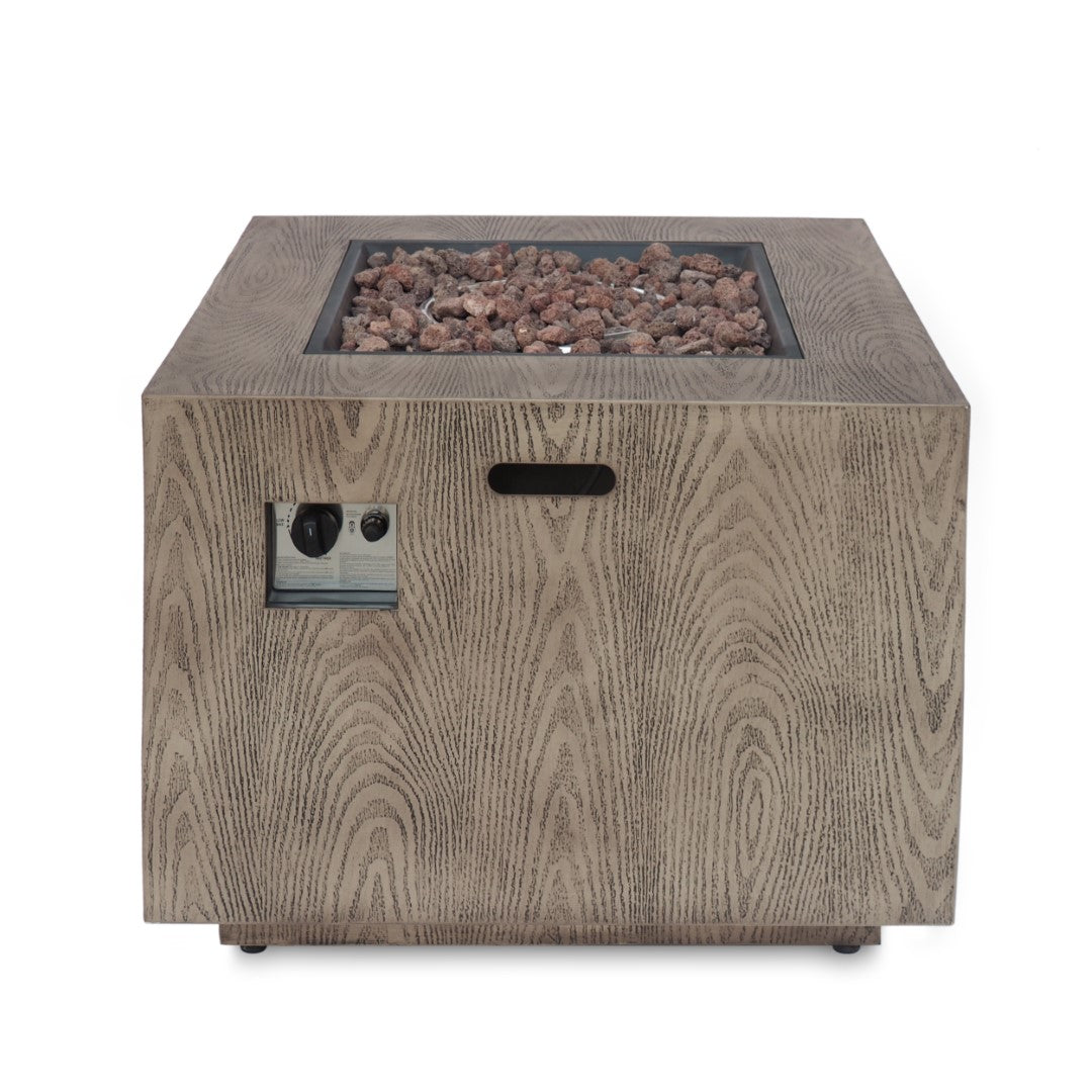 Christopher Knight Home® Wellington 33-Inch Square 50,000 BTU Propane Fire Pit