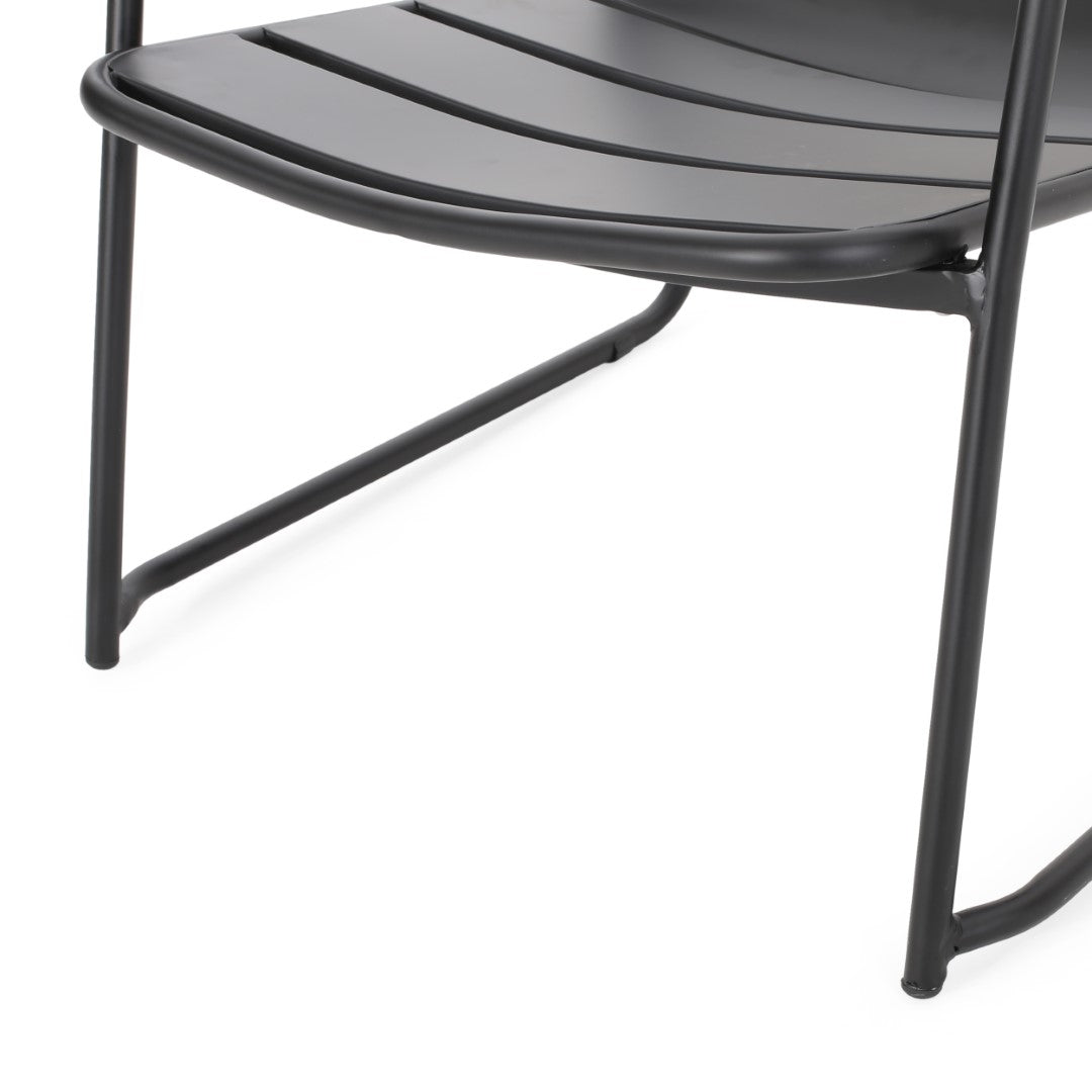 Christopher Knight Home® Cowan Modern Outdoor Dining Chair Set - Two Pieces for Patio or Backyard