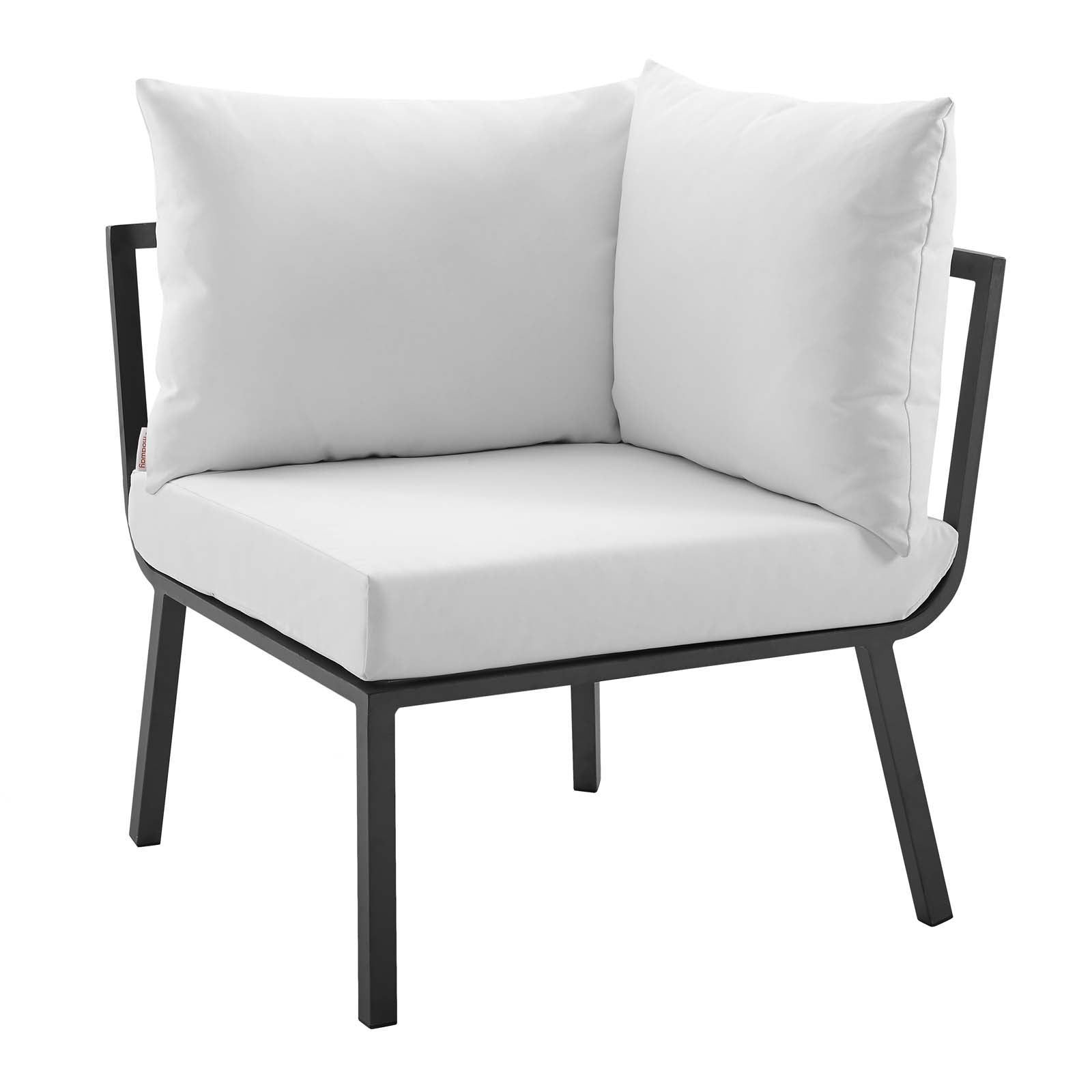 Stylish Riverside 5 Piece Outdoor Patio Aluminum Loveseat Set with Comfortable Plush Cushions for Memorable Gatherings