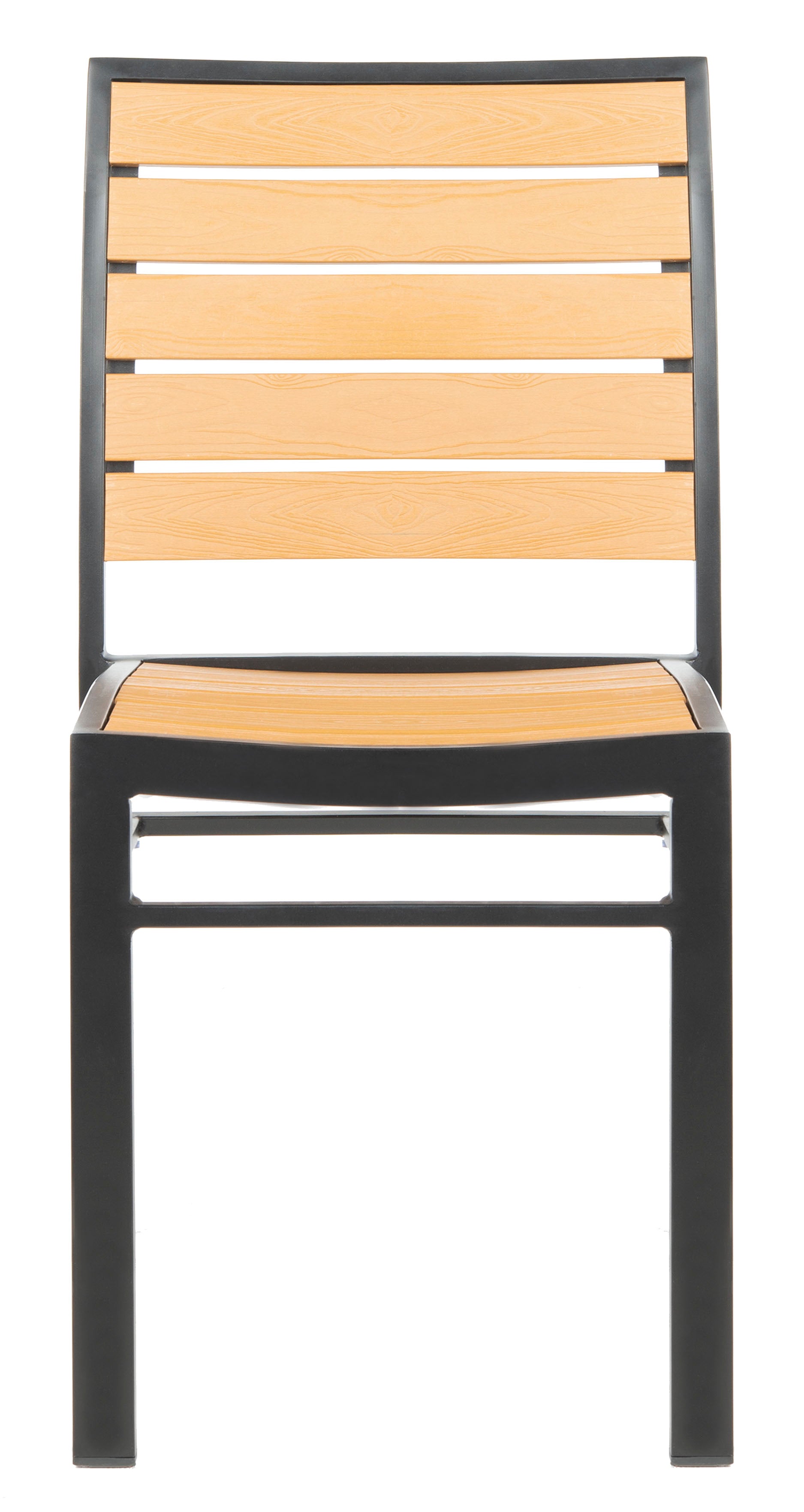 Koda Chair Black Brown - Stylish Aluminium Set of 2 for Modern Indoor and Outdoor Living Spaces
