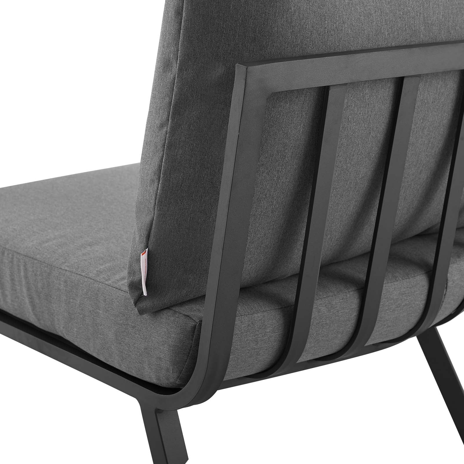 Stylish Riverside 5 Piece Outdoor Patio Aluminum Loveseat Set with Comfortable Plush Cushions for Memorable Gatherings