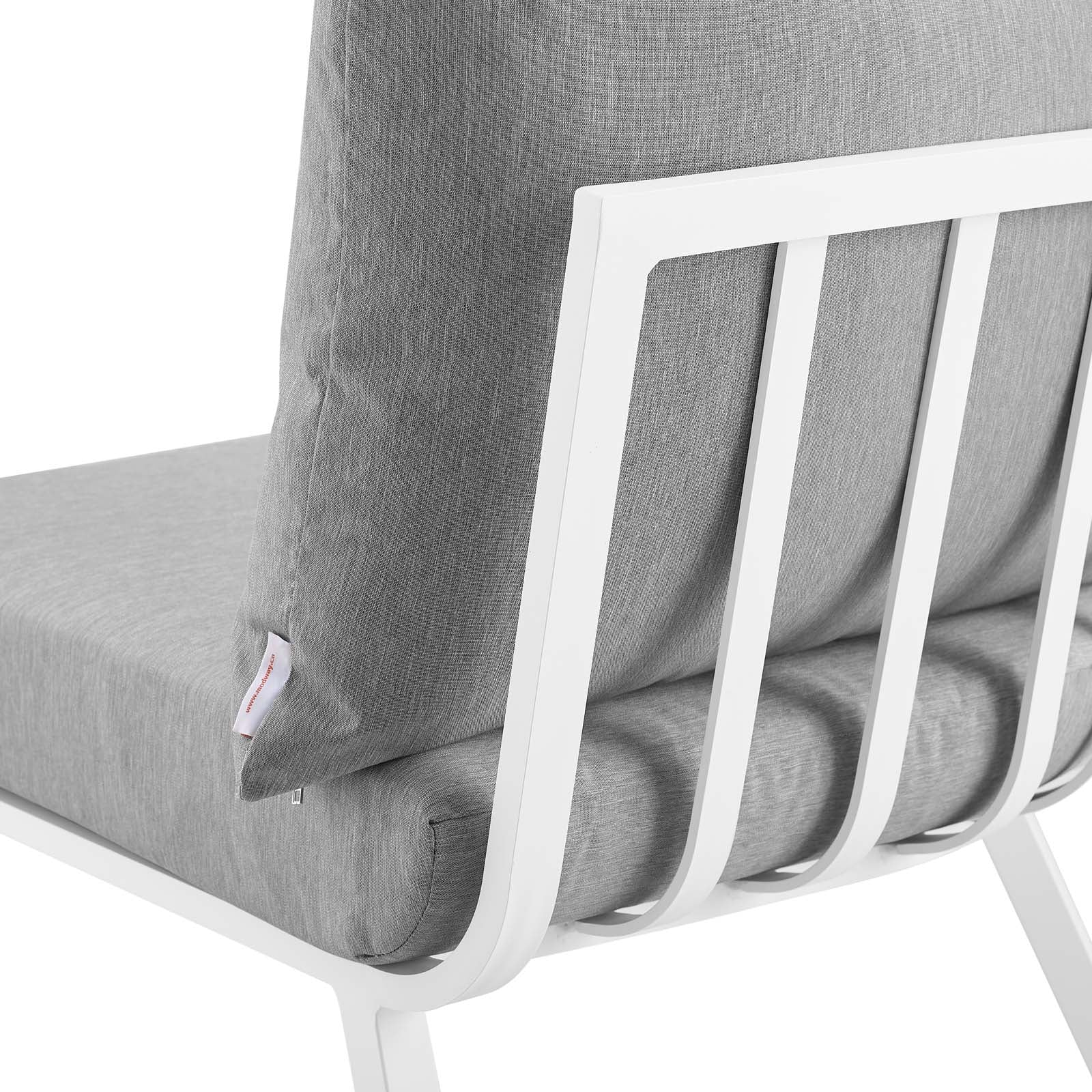 Stylish Riverside 5 Piece Outdoor Patio Aluminum Loveseat Set with Comfortable Plush Cushions for Memorable Gatherings