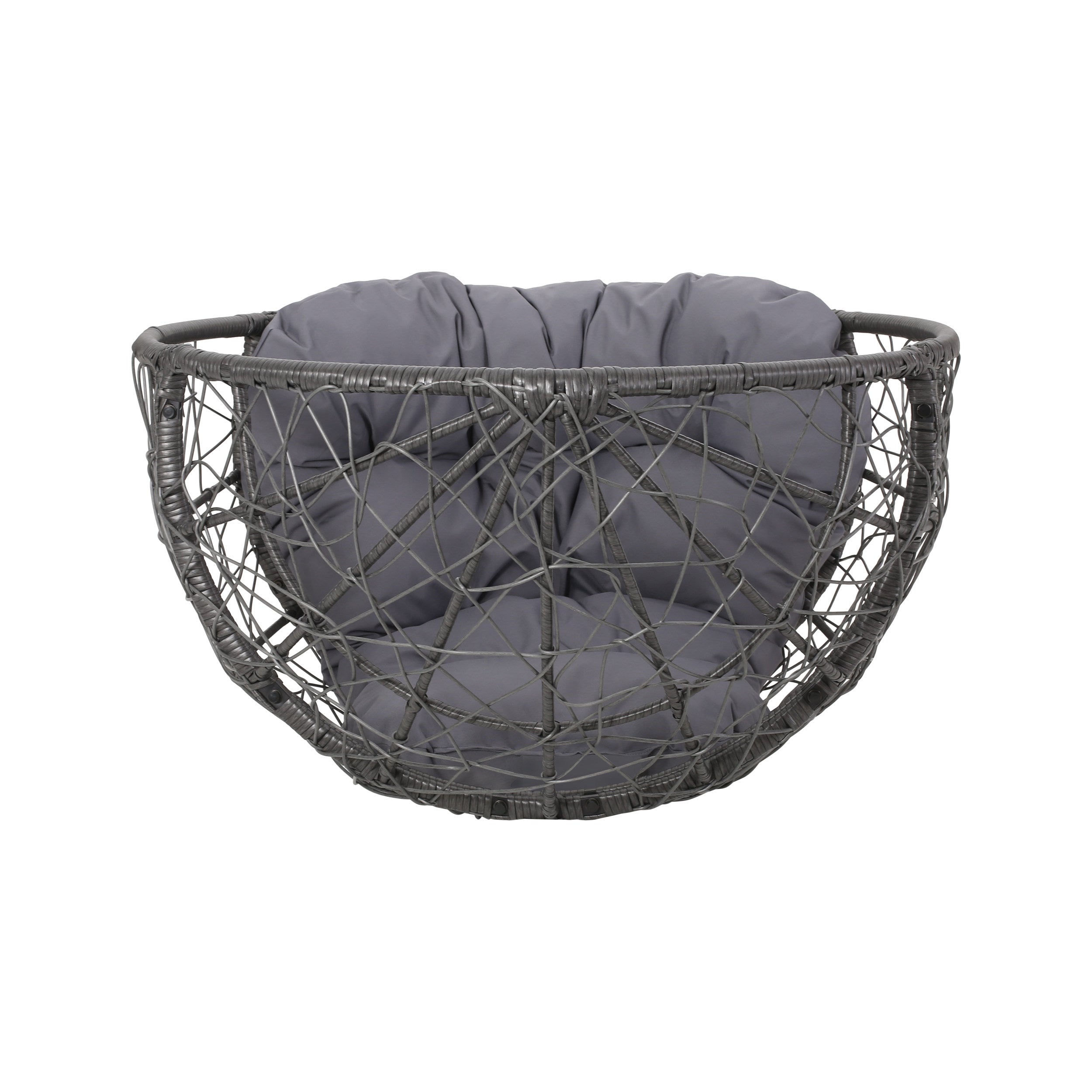 Christopher Knight Home® Stylish Gianni Teardrop-shaped Outdoor Wicker Chair with Comfortable Cushion - A Perfect Seating Option for Outdoor Spaces