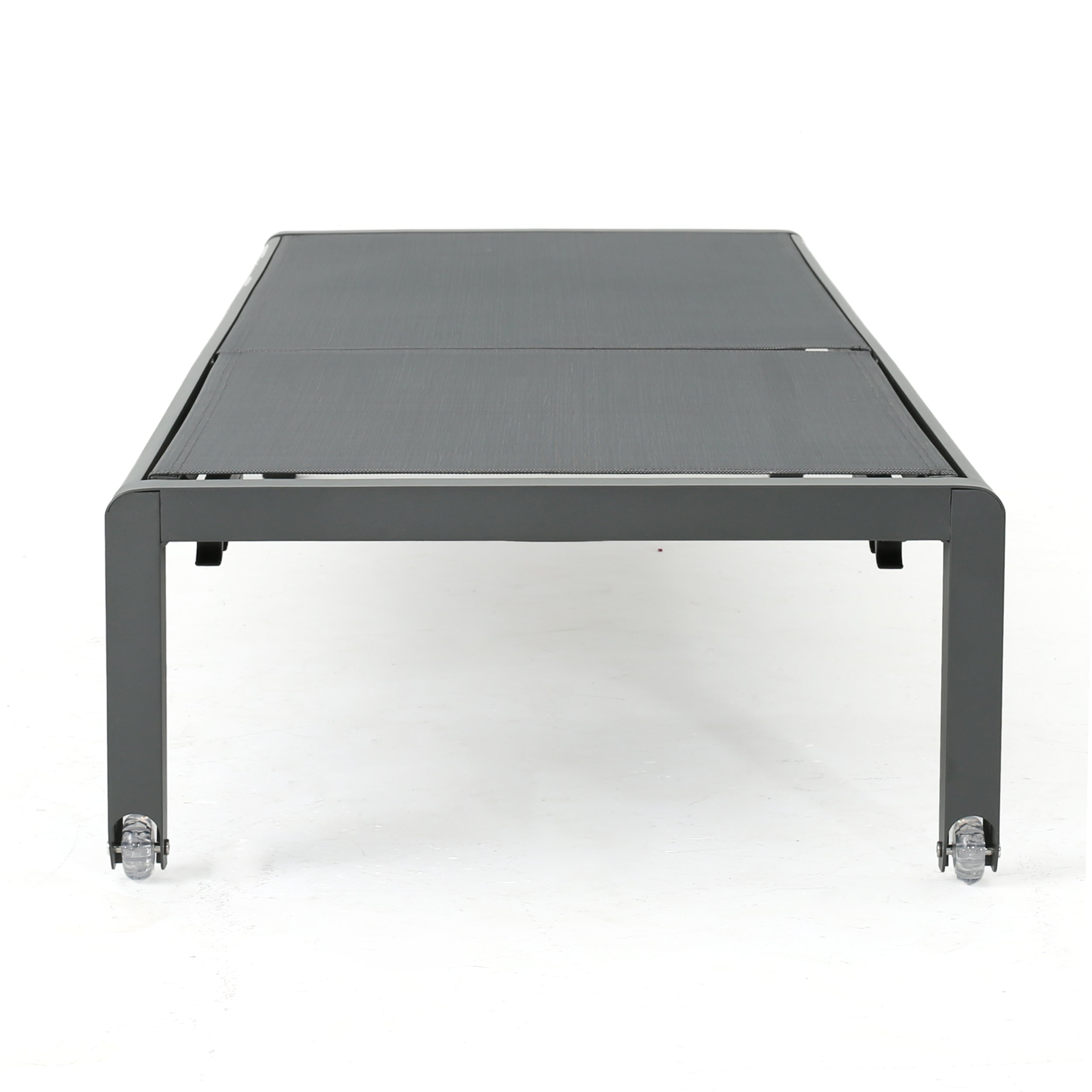 Christopher Knight Home® Grey Outdoor Aluminum Chaise Lounge with Mesh Seat - Cape Coral Style