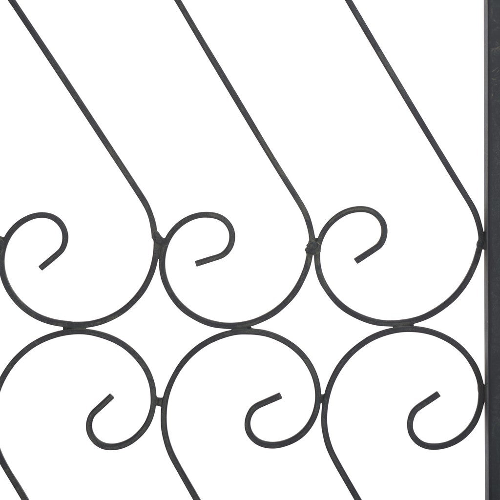 Antique White Iron Outdoor Arch for Enchanting Secret Gardens and Floral Decor