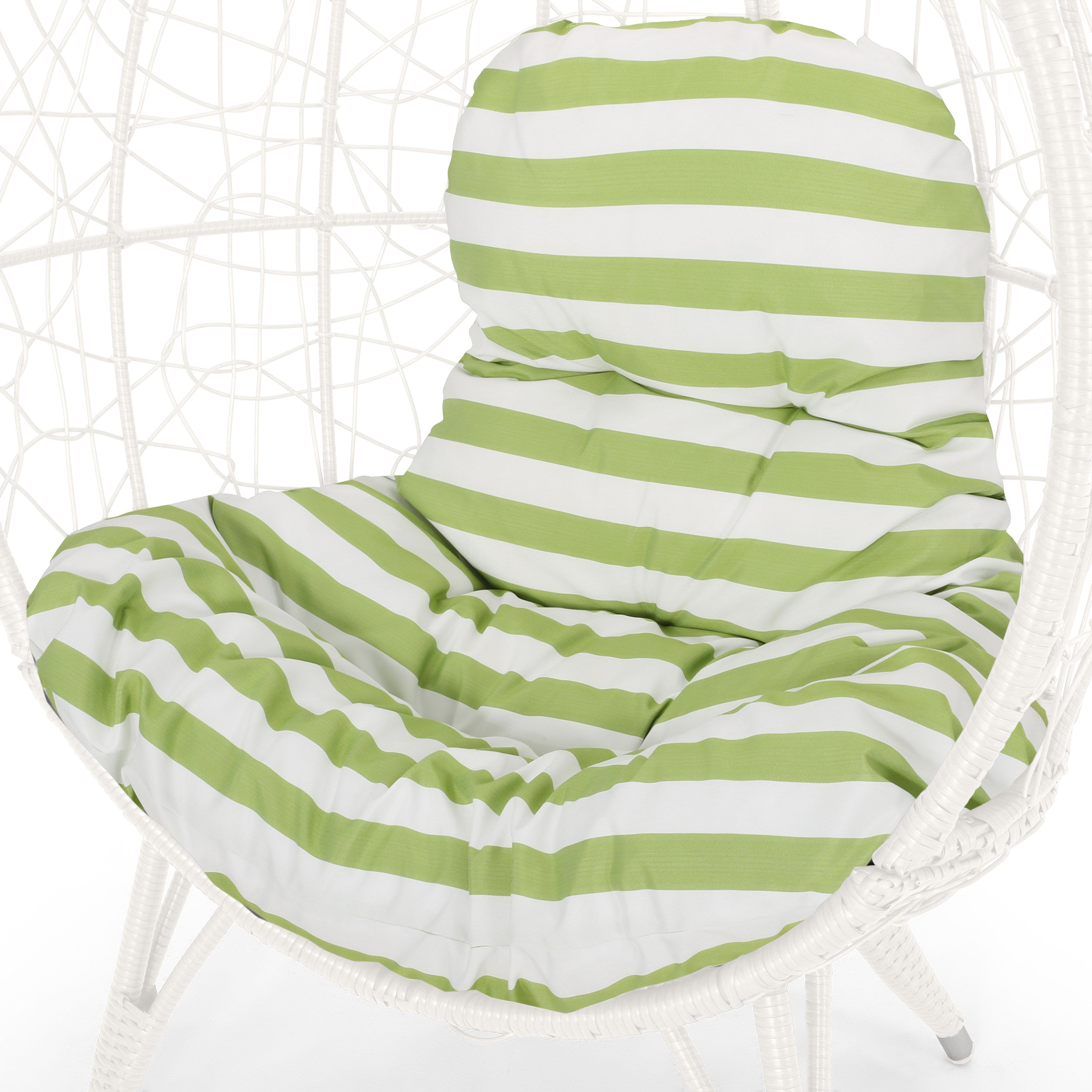 Christopher Knight Home® Stylish Gianni Teardrop-shaped Outdoor Wicker Chair with Comfortable Cushion - A Perfect Seating Option for Outdoor Spaces