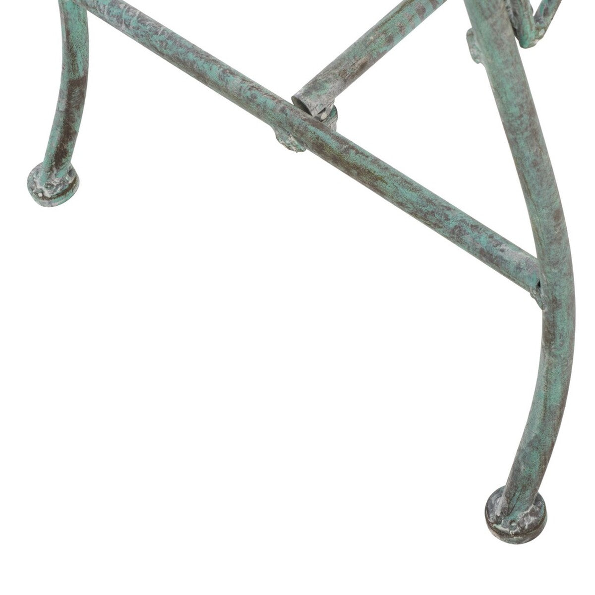 Adina Wrought Iron Outdoor Garden Bench with Victorian Elegance and Intricate Scrolls