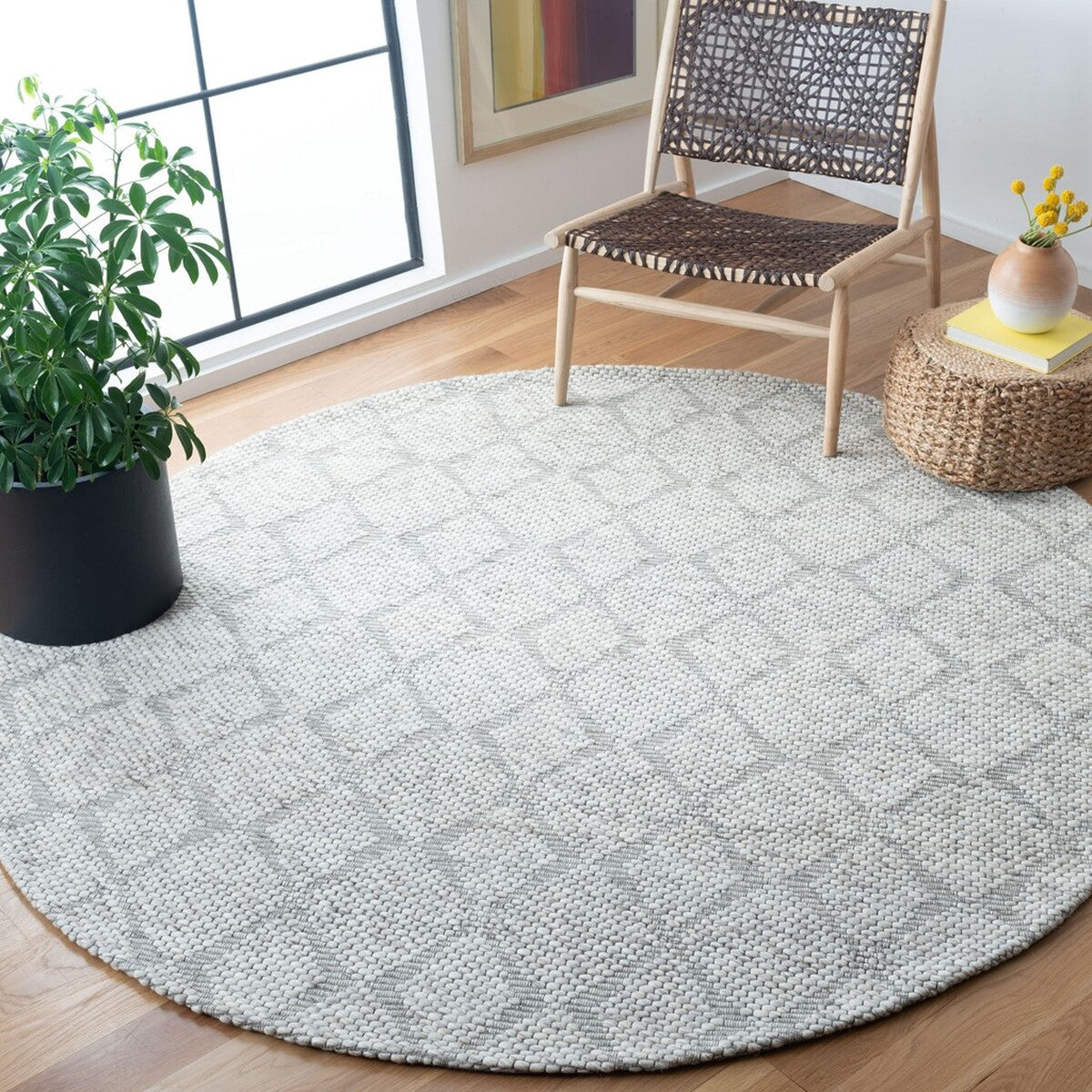Marbella Modern Power Loomed Luxury Rug - High - Quality 60% Wool Blend for Durable and Stylish Home Decorations