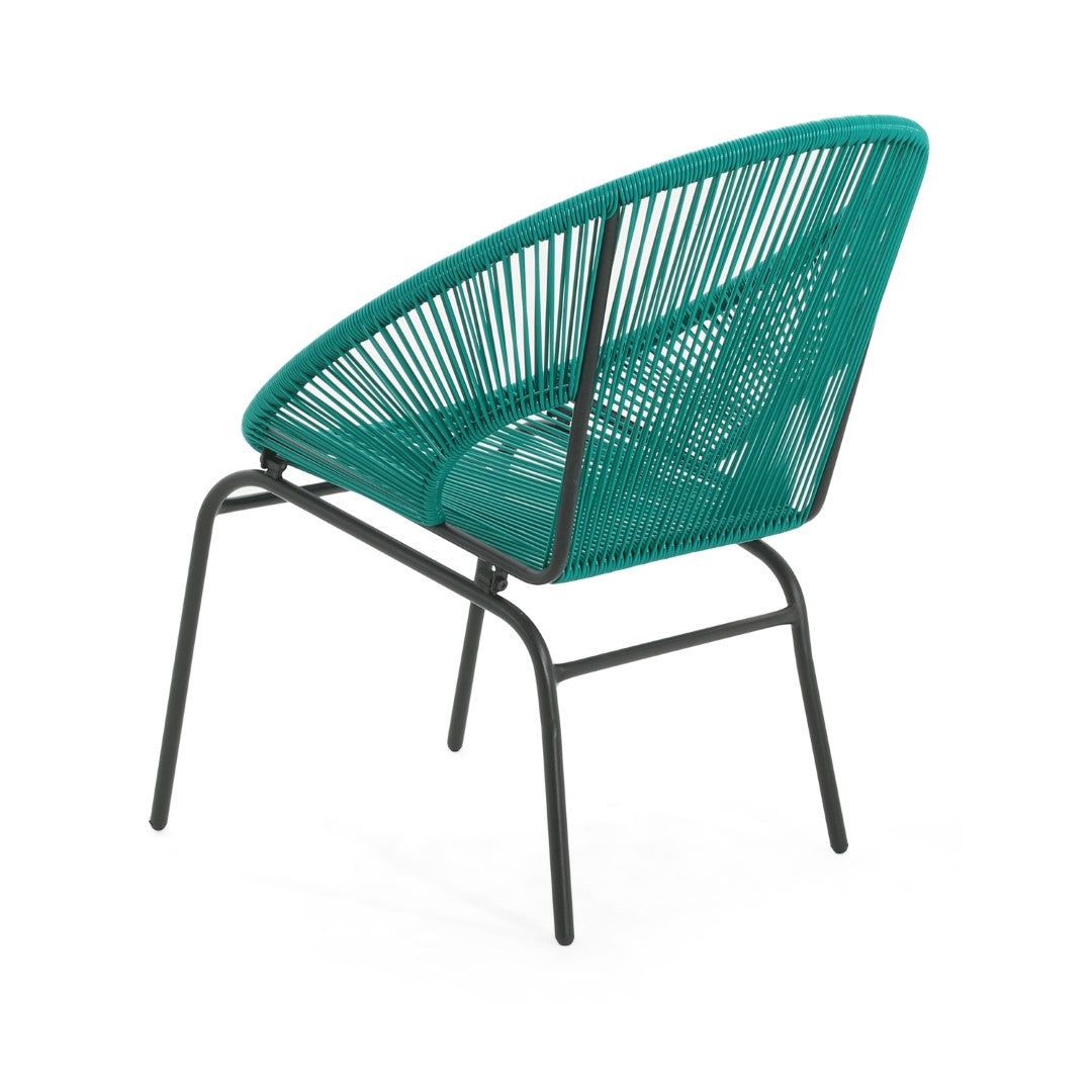 Christopher Knight Home® Teal Outdoor Wicker Club Chair Set of 2