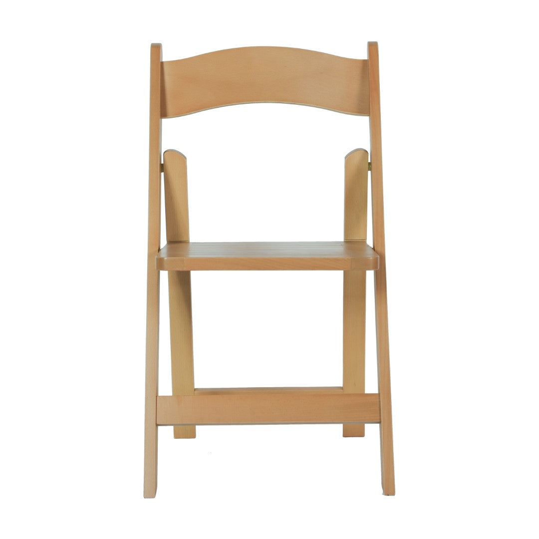 High - Quality Commercial - Use Solid Oak and Beechwood Folding Dining Chair