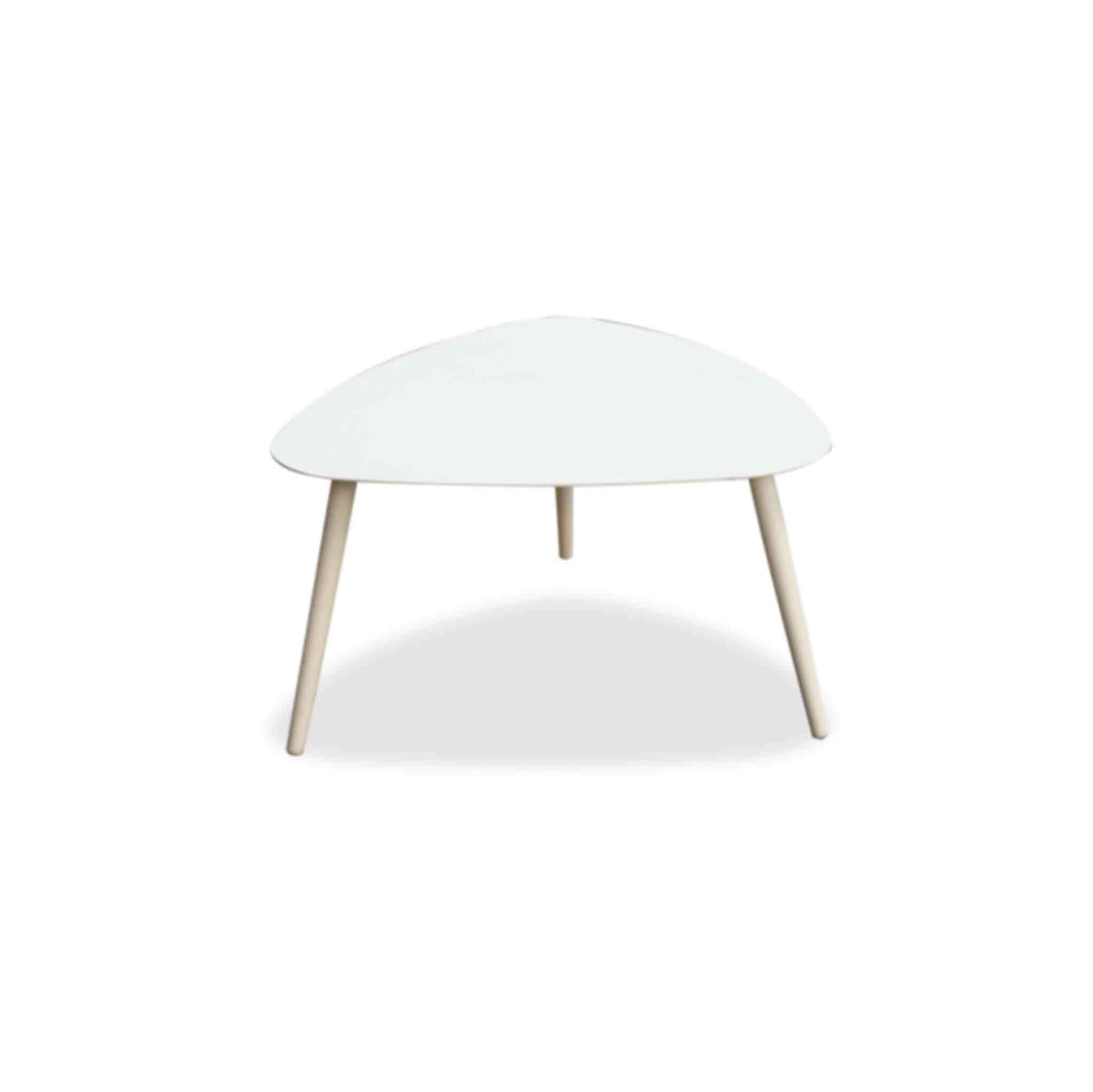 Large Outdoor Modern Aluminium Rowan Side Table Ideal for Peaceful Patio and Garden Areas