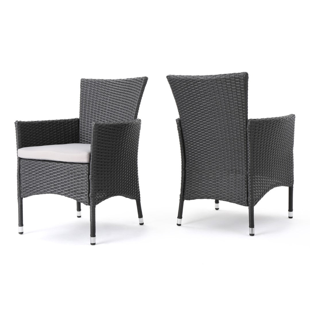 Christopher Knight Home® Malta PE Wicker Outdoor Dining Chairs (Set of 2) - Stylish & Durable