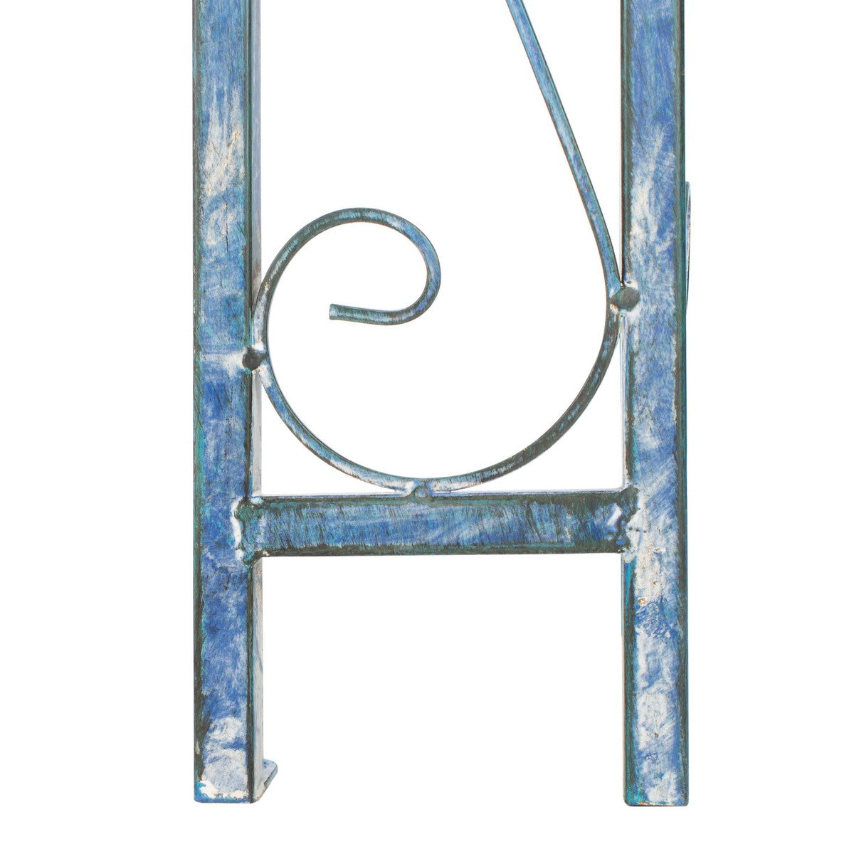 Antique White Iron Outdoor Arch for Enchanting Secret Gardens and Floral Decor