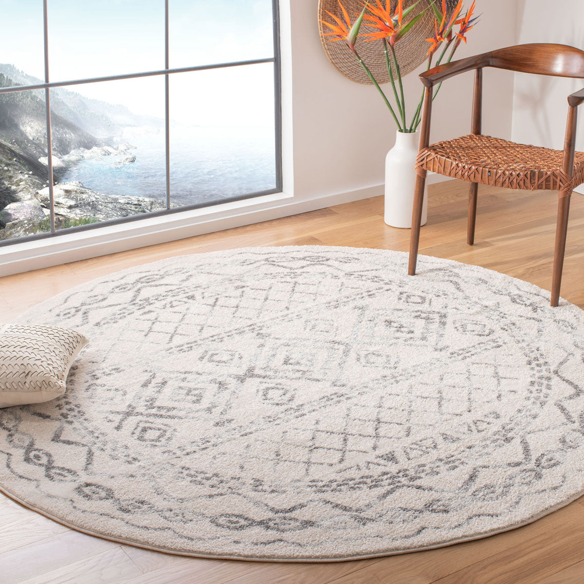 Stylish Tulum Bohemian Power Loomed Rug - 60% Polypropylene & 40% Jute for Any Space