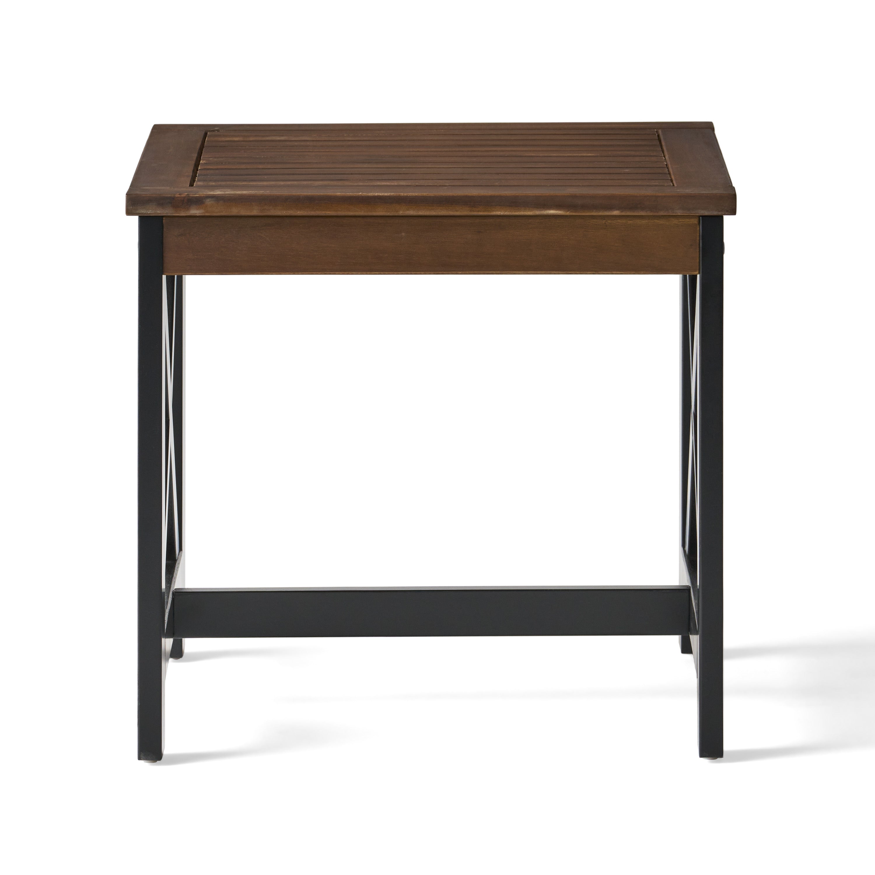 Christopher Knight Home® Stylish Two-Tone Acacia Wood Modern Farmhouse End Table