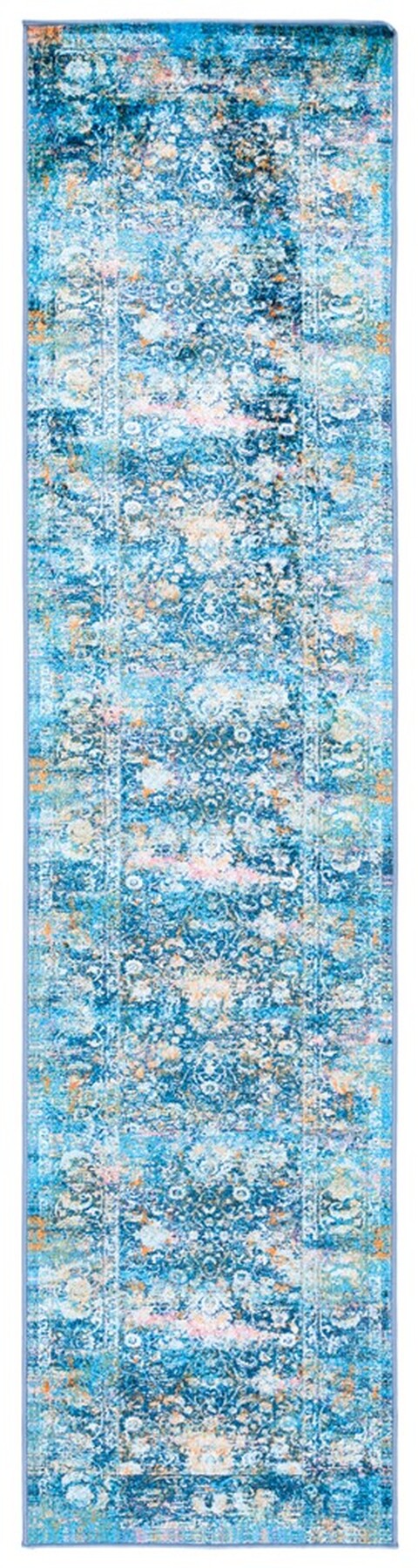 Stylish Machine-Washable Bahia Transitional Area Rug - 100% Polyester, Non-Slip for Home