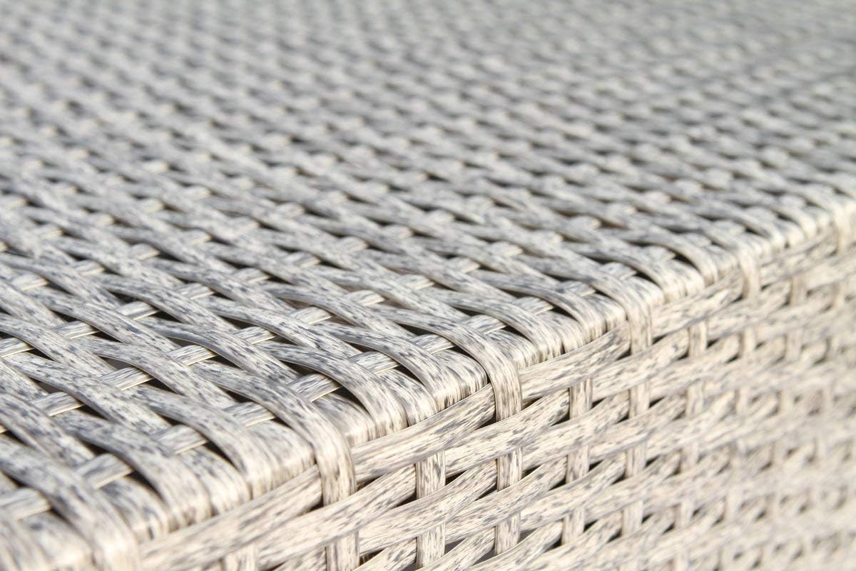 Outdoor Coastal-Style Espresso-Colored Wicker Lounge Chair Set Featuring Padded and Comfortable Cushions