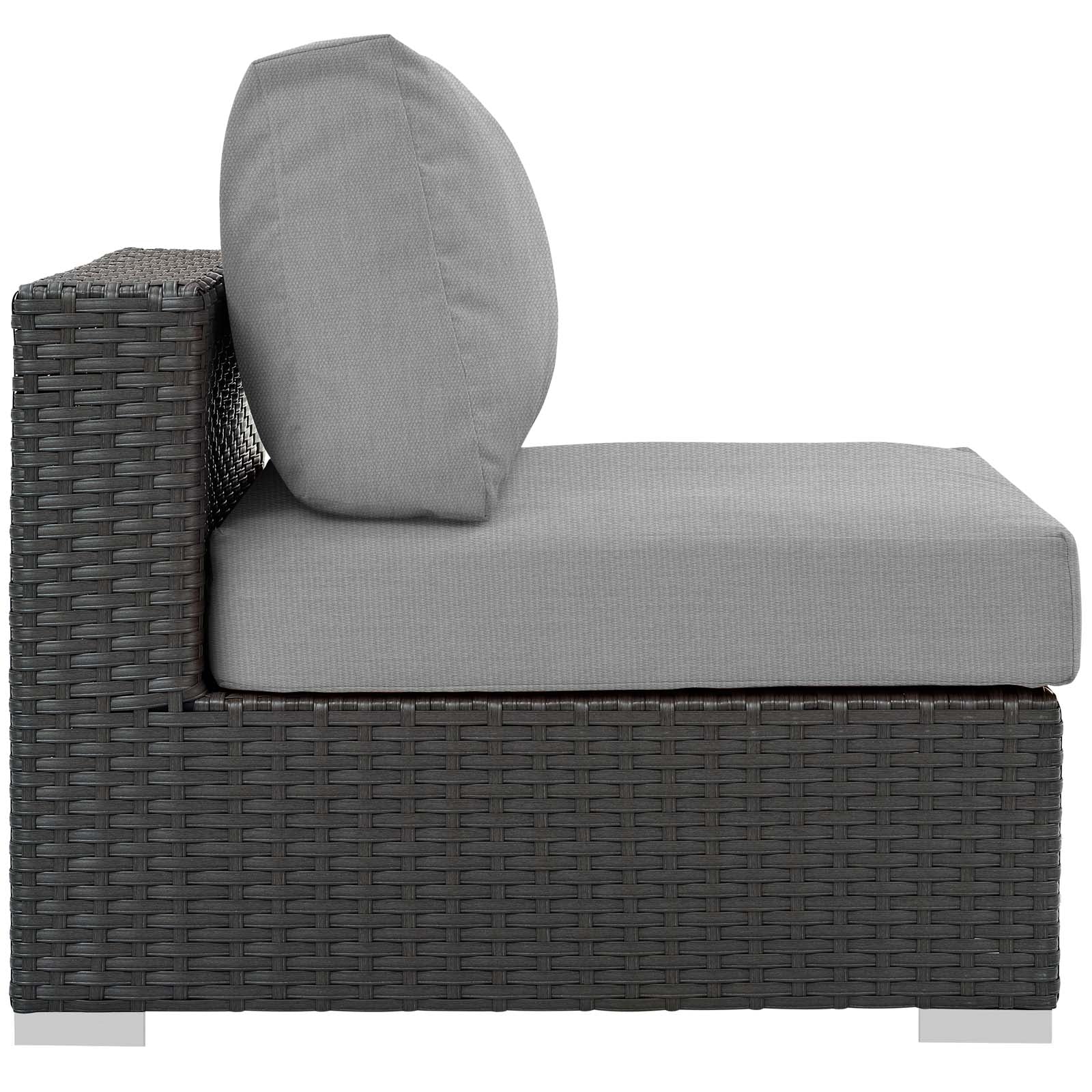 Sojourn Stylish and Durable Outdoor Patio Armless Chair with Premium Sunbrella® Fabric for Unmatched Outdoor Comfort