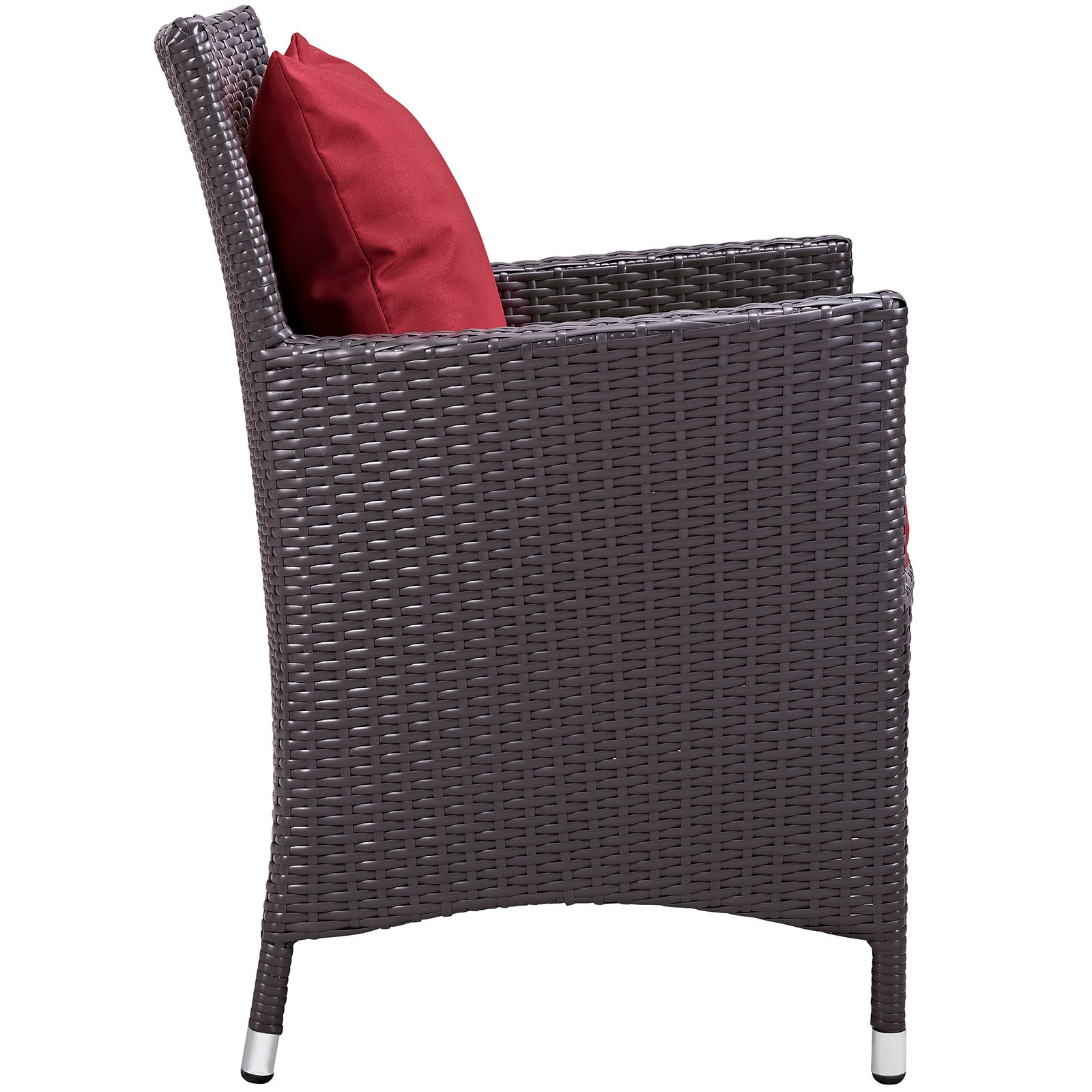 Convene 7-Piece All-Weather Outdoor Dining Set with Stylish Rattan and Durable Cushions