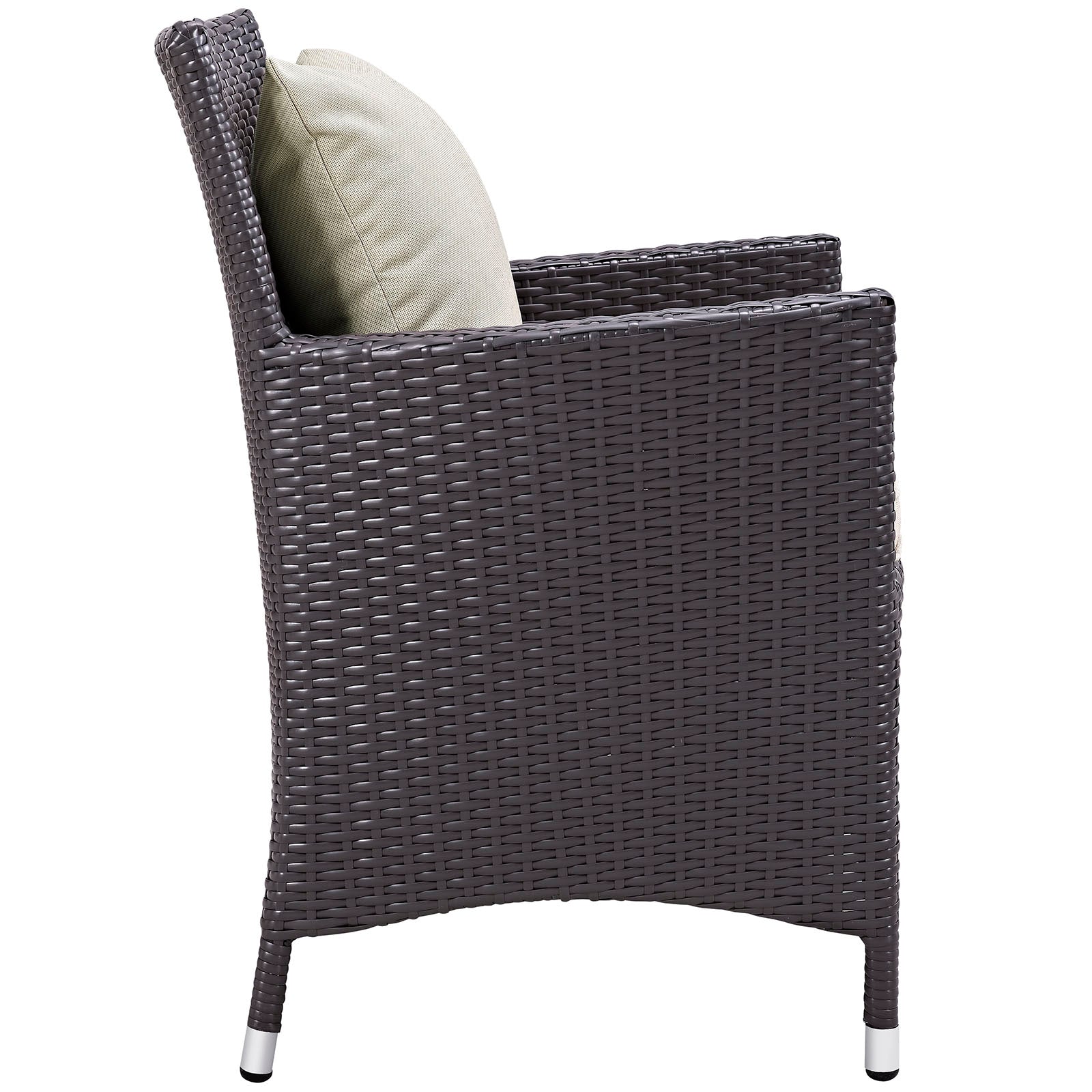 Convene 7-Piece All-Weather Outdoor Dining Set with Stylish Rattan and Durable Cushions