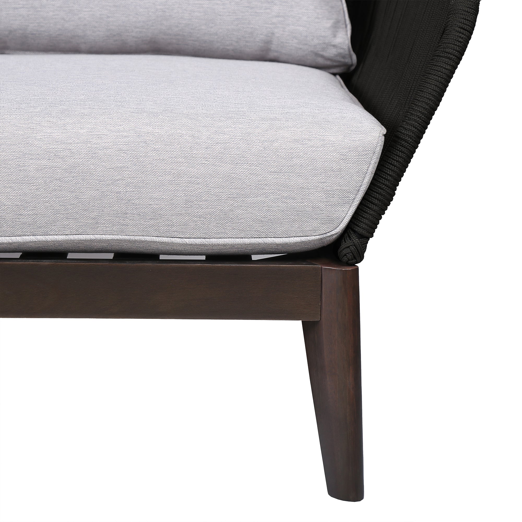 Athos Eucalyptus Rope Outdoor Sofa - Durable, Stylish Patio Seating with Removable Cushions