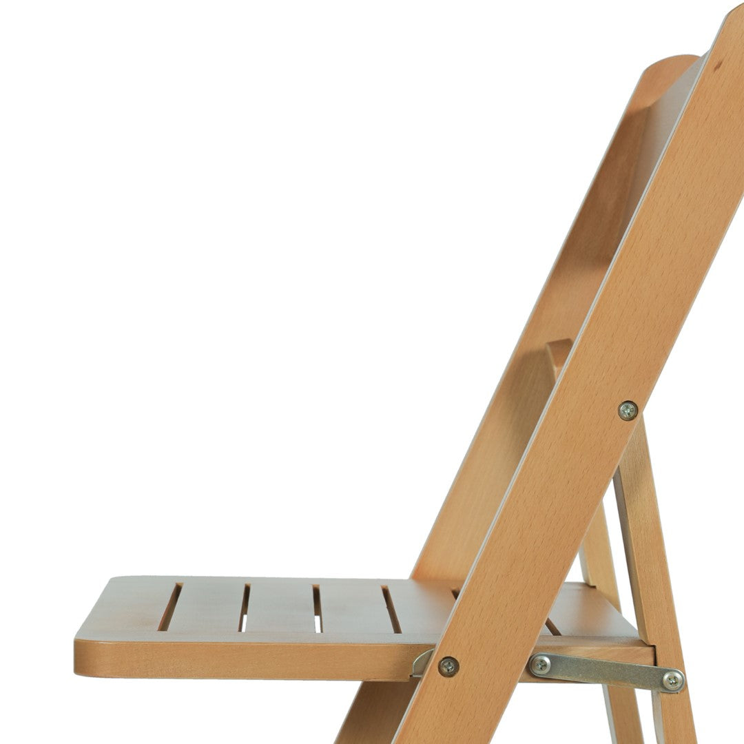 High - Quality Commercial - Use Solid Oak and Beechwood Folding Dining Chair