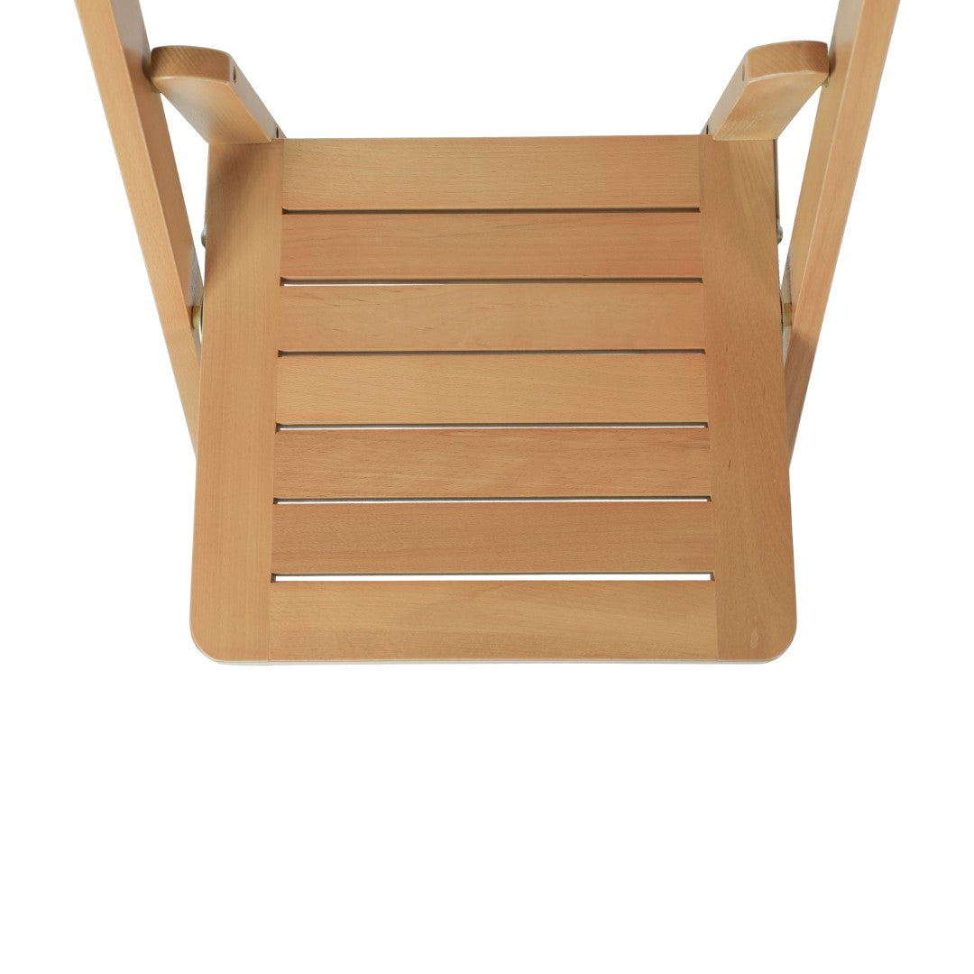 High - Quality Commercial - Use Solid Oak and Beechwood Folding Dining Chair