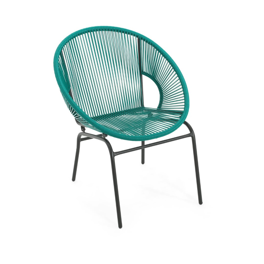 Christopher Knight Home® Teal Outdoor Wicker Club Chair Set of 2