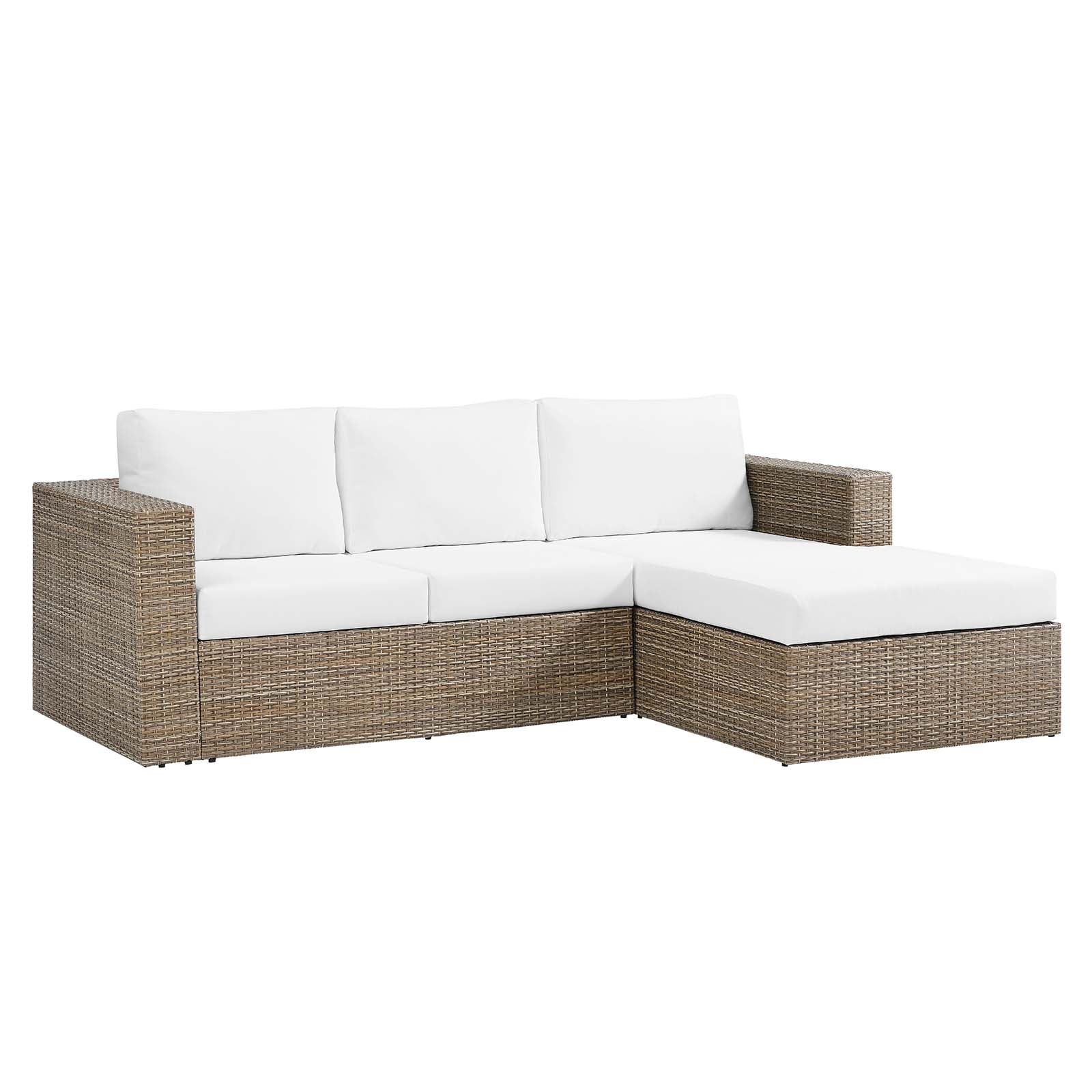 Convene Stylish All-Weather Outdoor Patio Sectional Sofa Set for Contemporary Outdoor Spaces