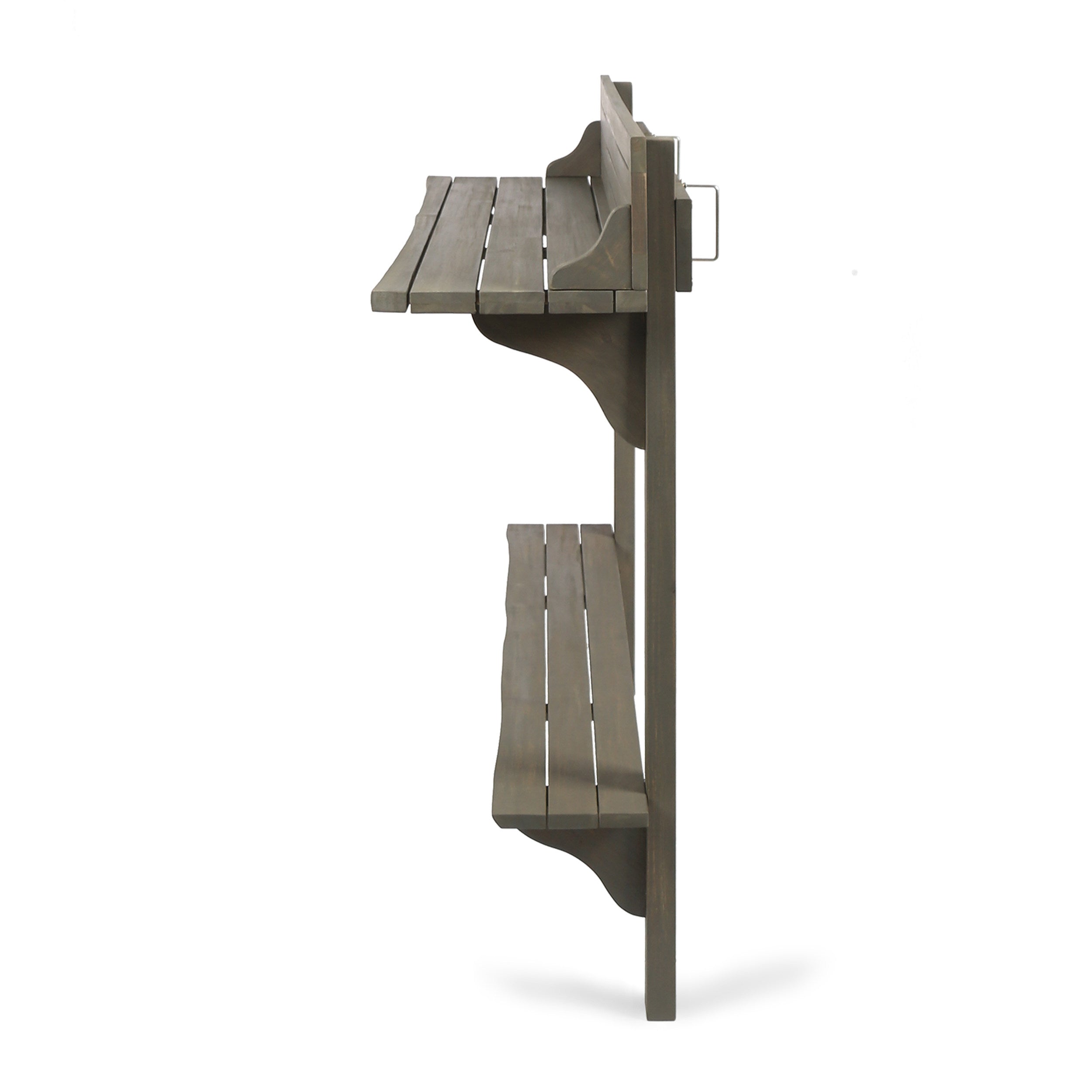 Christopher Knight Home® Caribbean-Style Grey Outdoor Acacia Wood Balcony Bar Table
