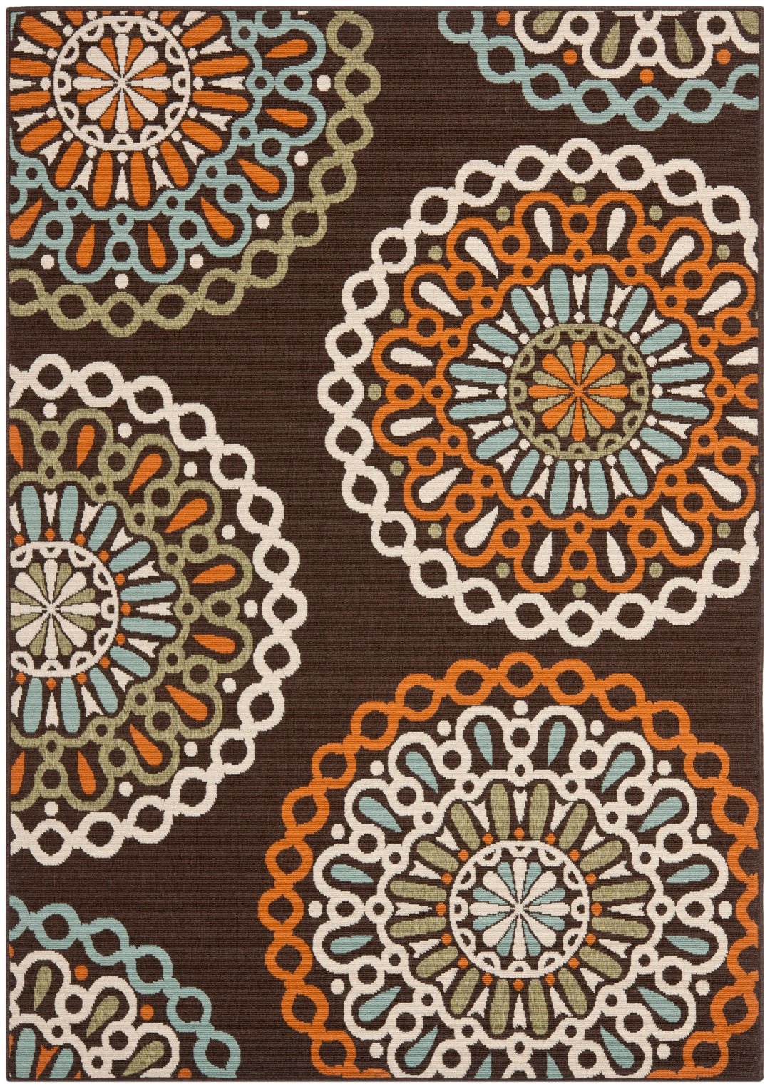 Stylish and Comfortable Power - Loomed Veranda Outdoor Rug Made of Durable Polypropylene