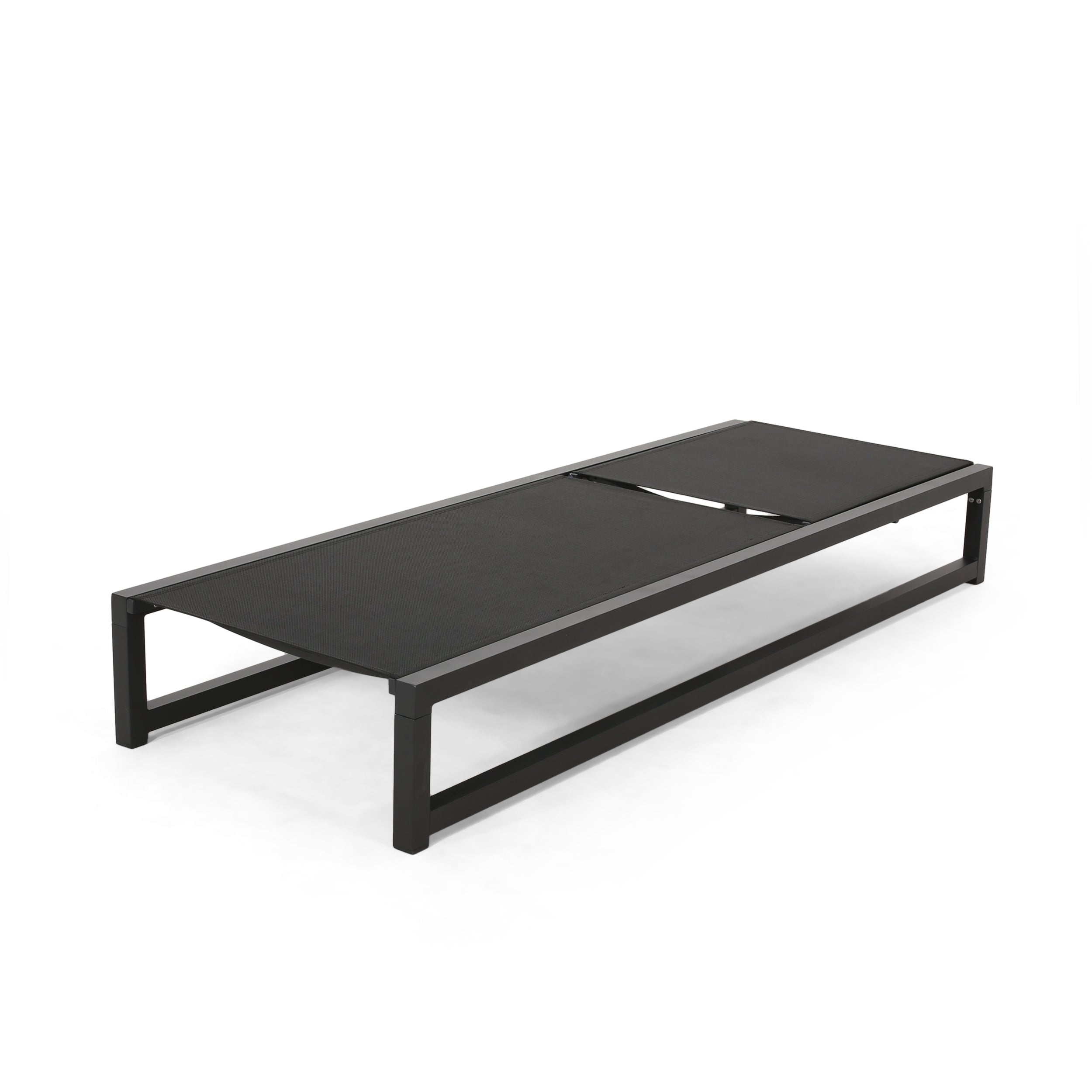 Christopher Knight Home® Premium Adjustable Aluminum Outdoor Chaise Lounge with Mesh Seat - Resort - Style Comfort