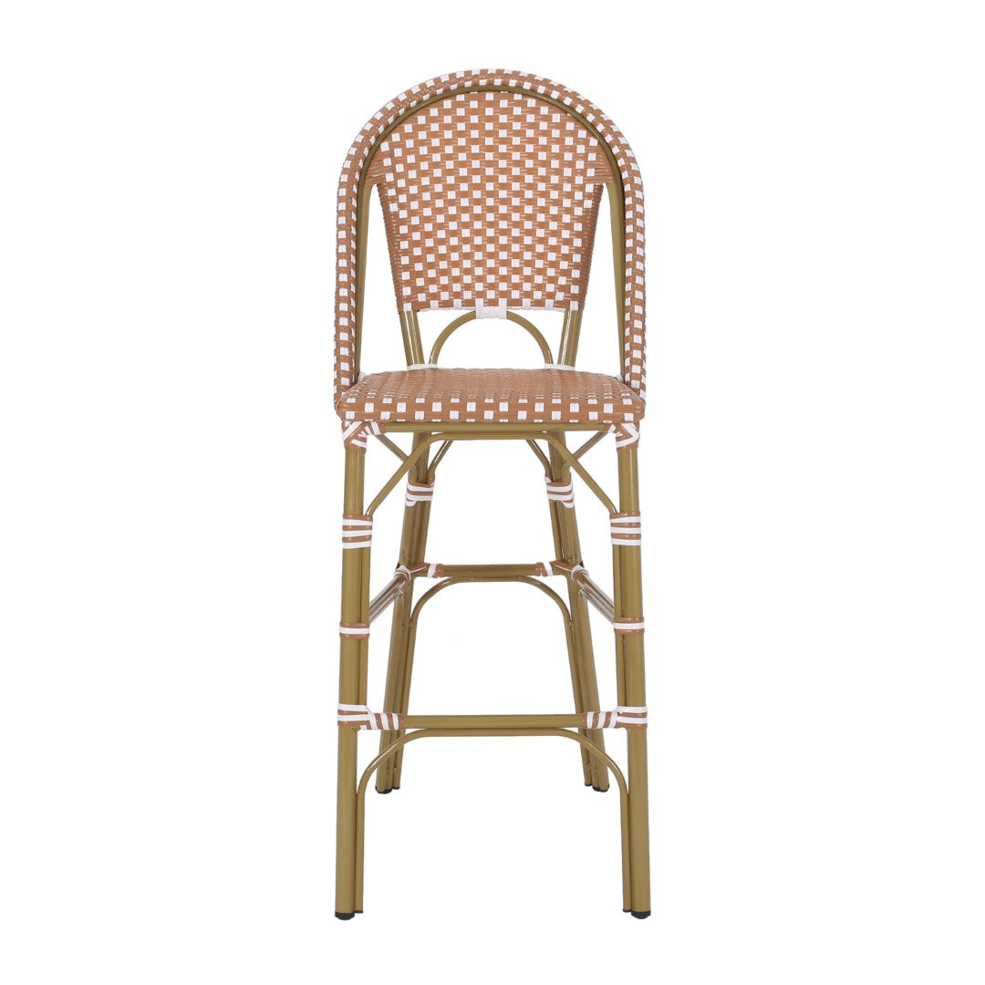 Christopher Knight Home® 2-Piece Set of French-Style Aluminum Outdoor Barstools