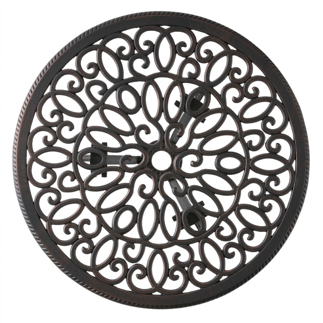 Christopher Knight Home® Charleston Bistro Set: Durable Aluminum & Iron for Cozy Outdoor Dining