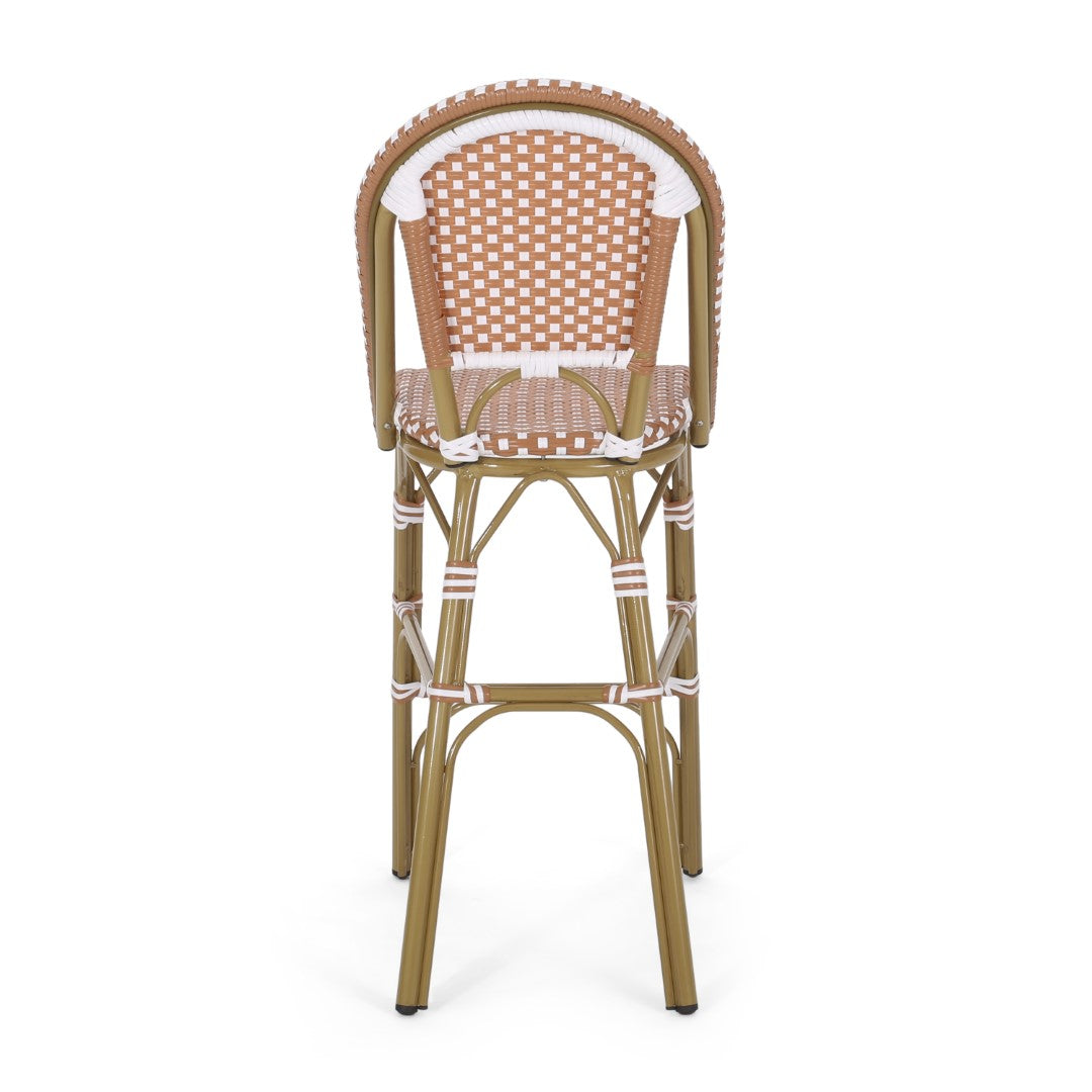 Christopher Knight Home® 2-Piece Set of French-Style Aluminum Outdoor Barstools