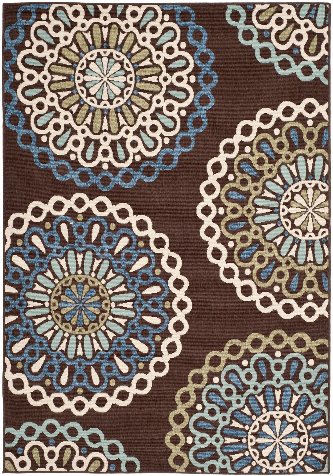 Stylish and Comfortable Power - Loomed Veranda Outdoor Rug Made of Durable Polypropylene
