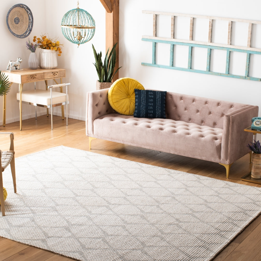 Marbella Modern Power Loomed Luxury Rug - High - Quality 60% Wool Blend for Durable and Stylish Home Decorations