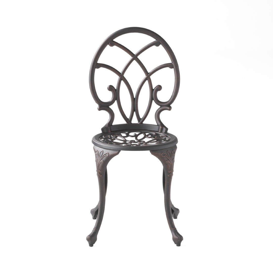 Christopher Knight Home® Charleston Bistro Set: Durable Aluminum & Iron for Cozy Outdoor Dining