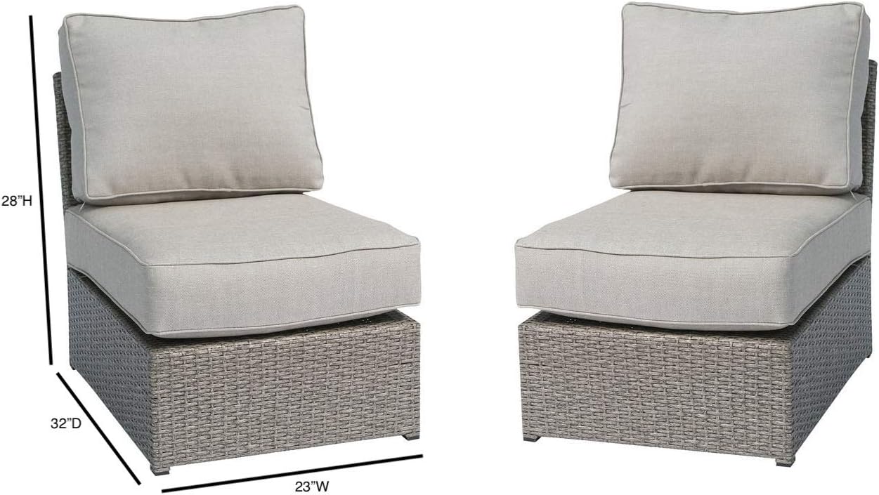 Outdoor Coastal-Style Espresso-Colored Wicker Lounge Chair Set Featuring Padded and Comfortable Cushions