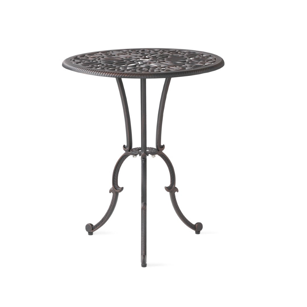 Christopher Knight Home® Charleston Bistro Set: Durable Aluminum & Iron for Cozy Outdoor Dining