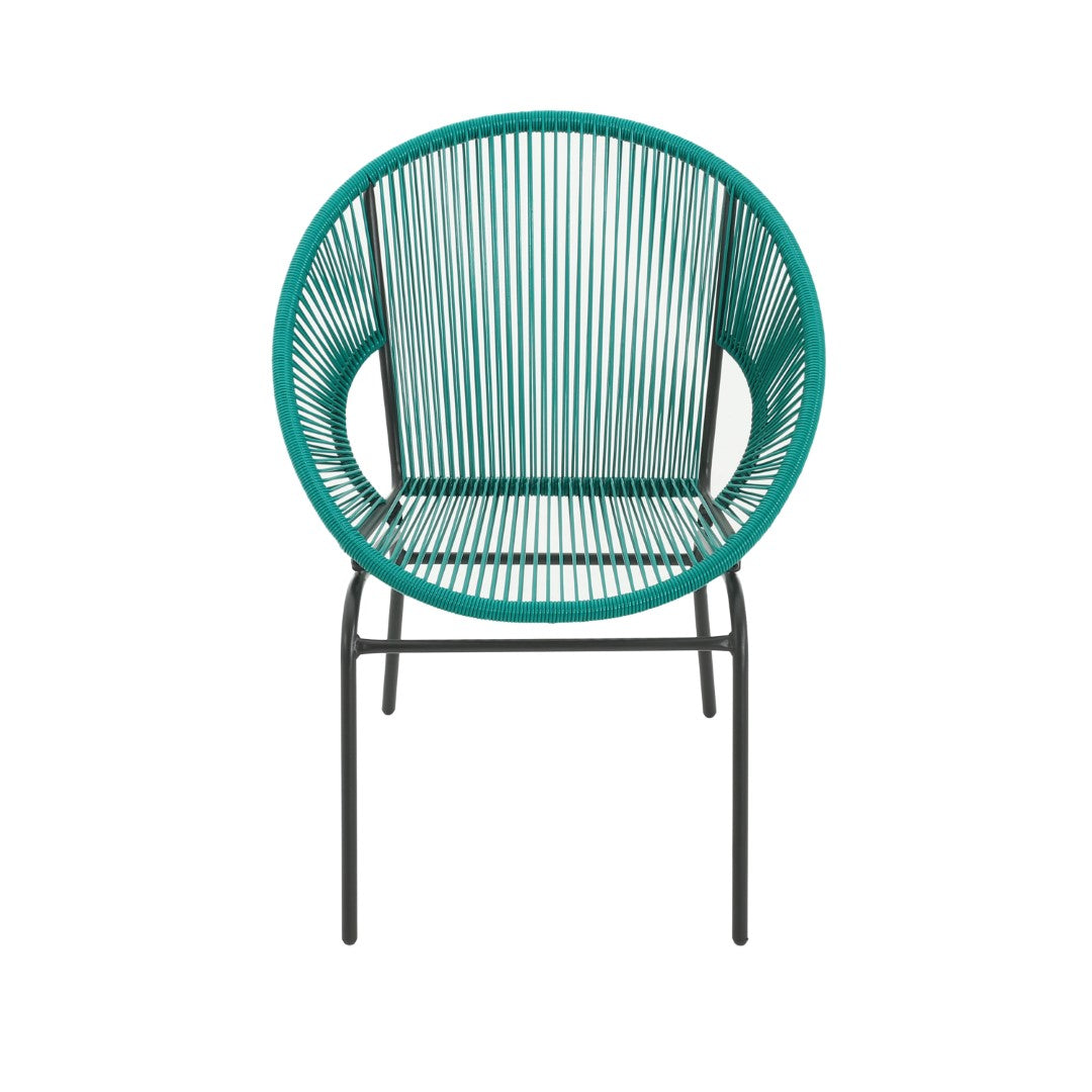 Christopher Knight Home® Teal Outdoor Wicker Club Chair Set of 2