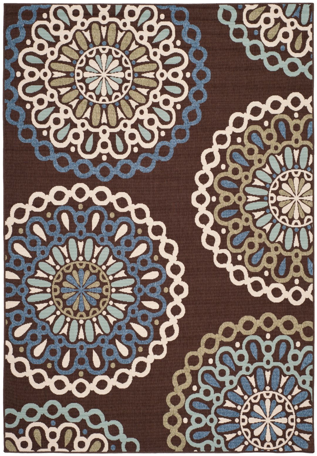Stylish and Comfortable Power - Loomed Veranda Outdoor Rug Made of Durable Polypropylene