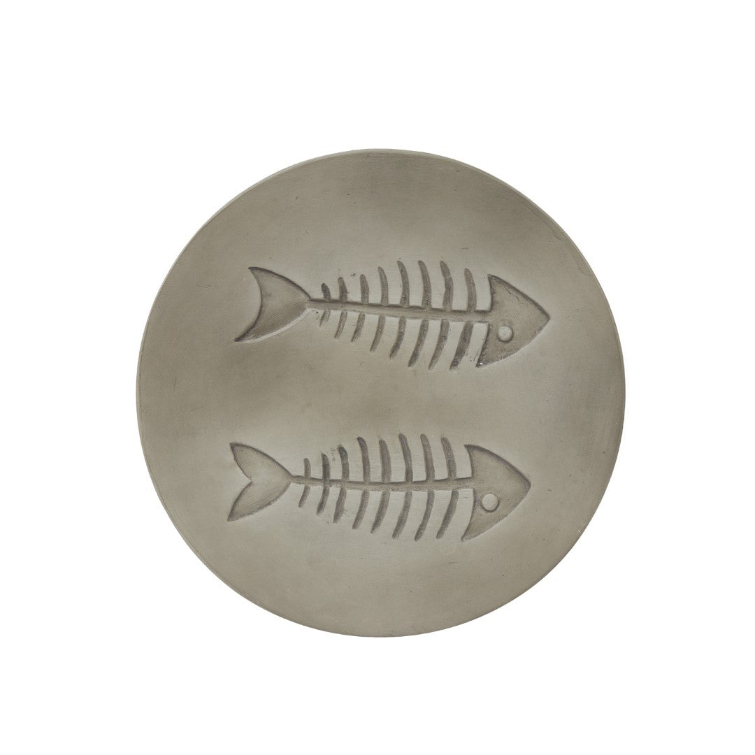 Christopher Knight Home® 16'' Durable & Weatherproof Side Table with Fish Pattern