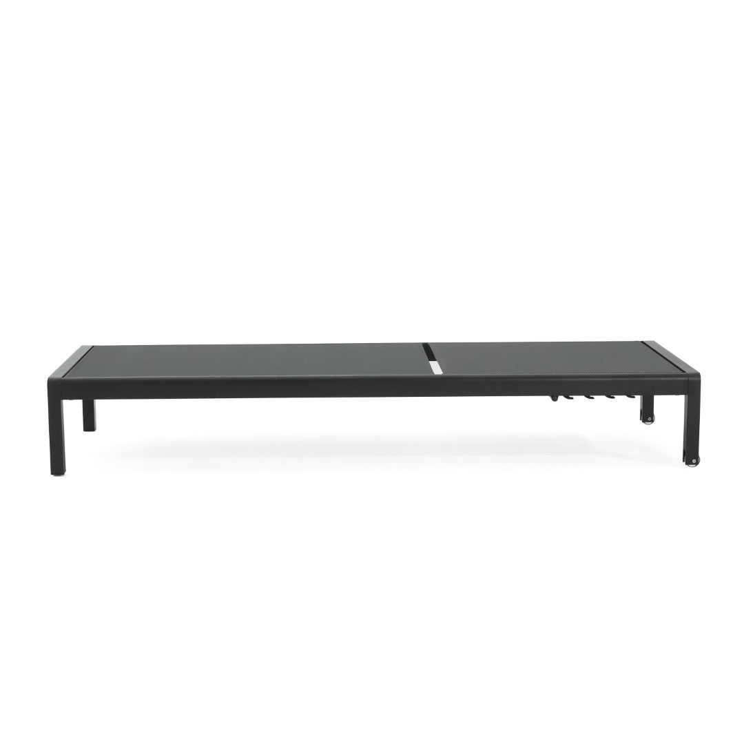 Christopher Knight Home® Cape Coral Premium 2-Piece Outdoor Black Chaise Lounge Set for Relaxing